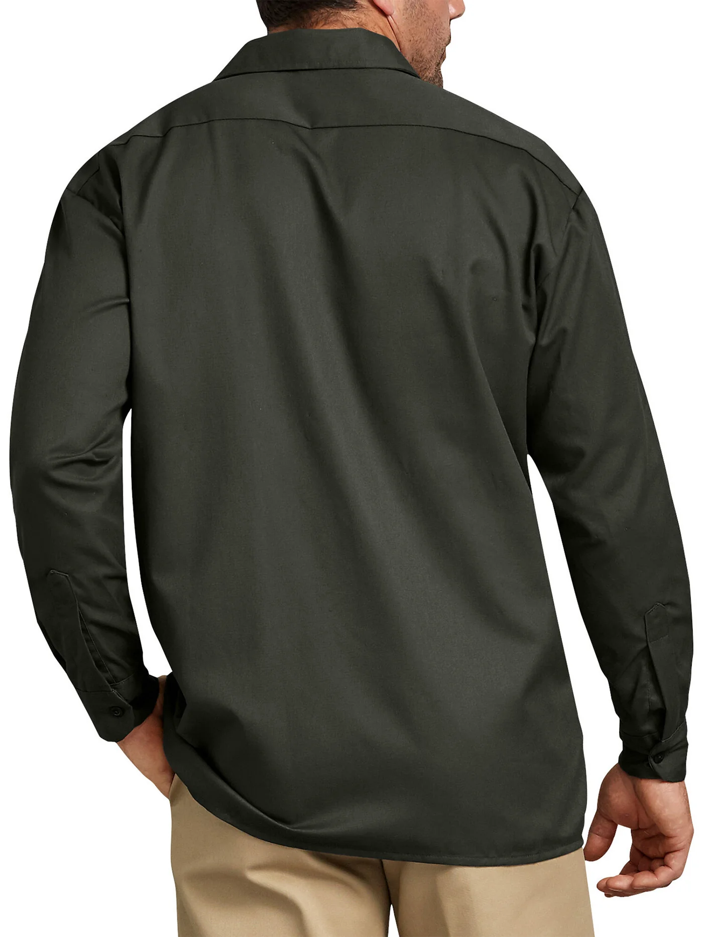 Twill Work Long Sleeve Buttondown Shirt - Image 10