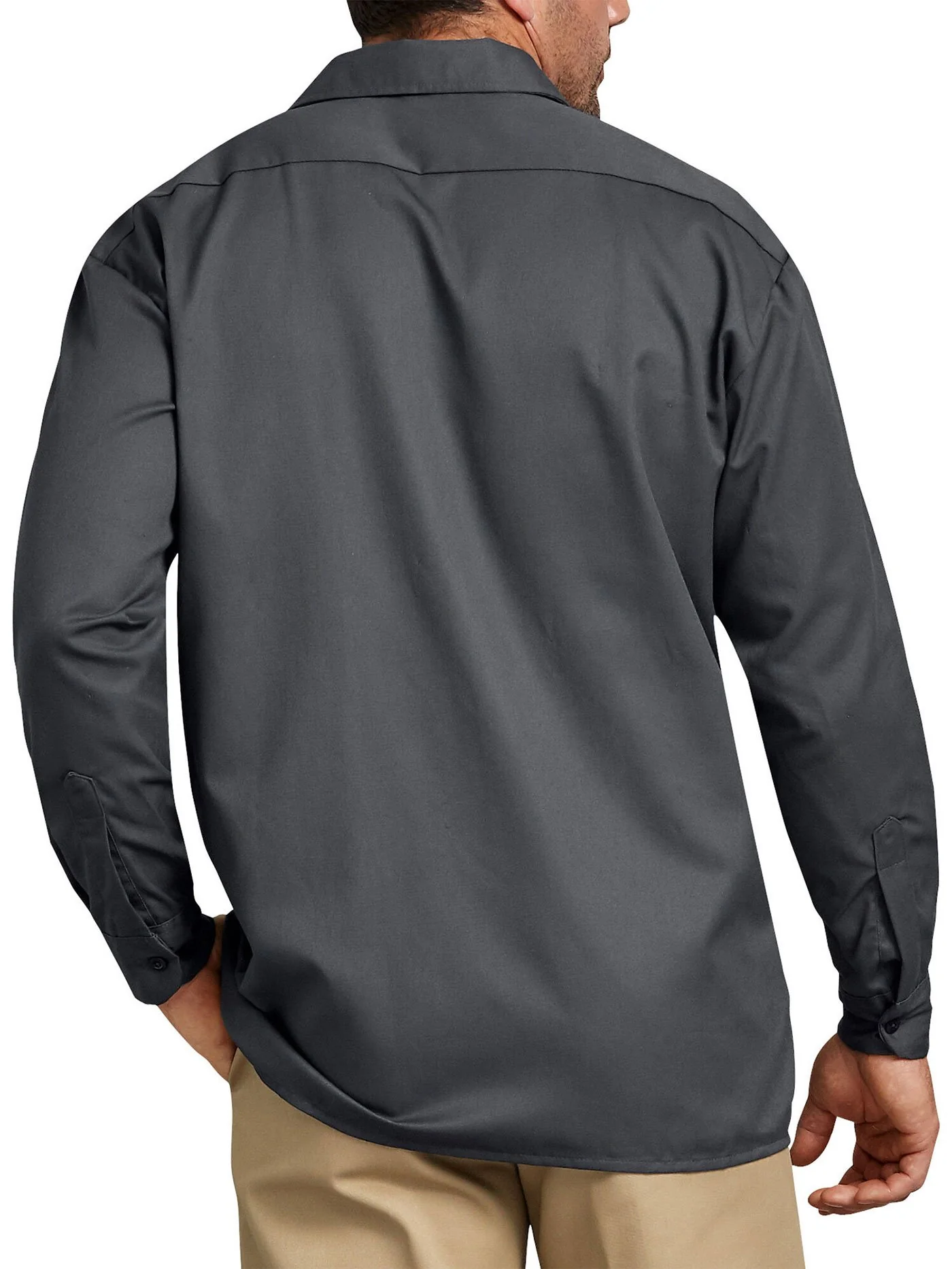Twill Work Long Sleeve Buttondown Shirt - Image 6