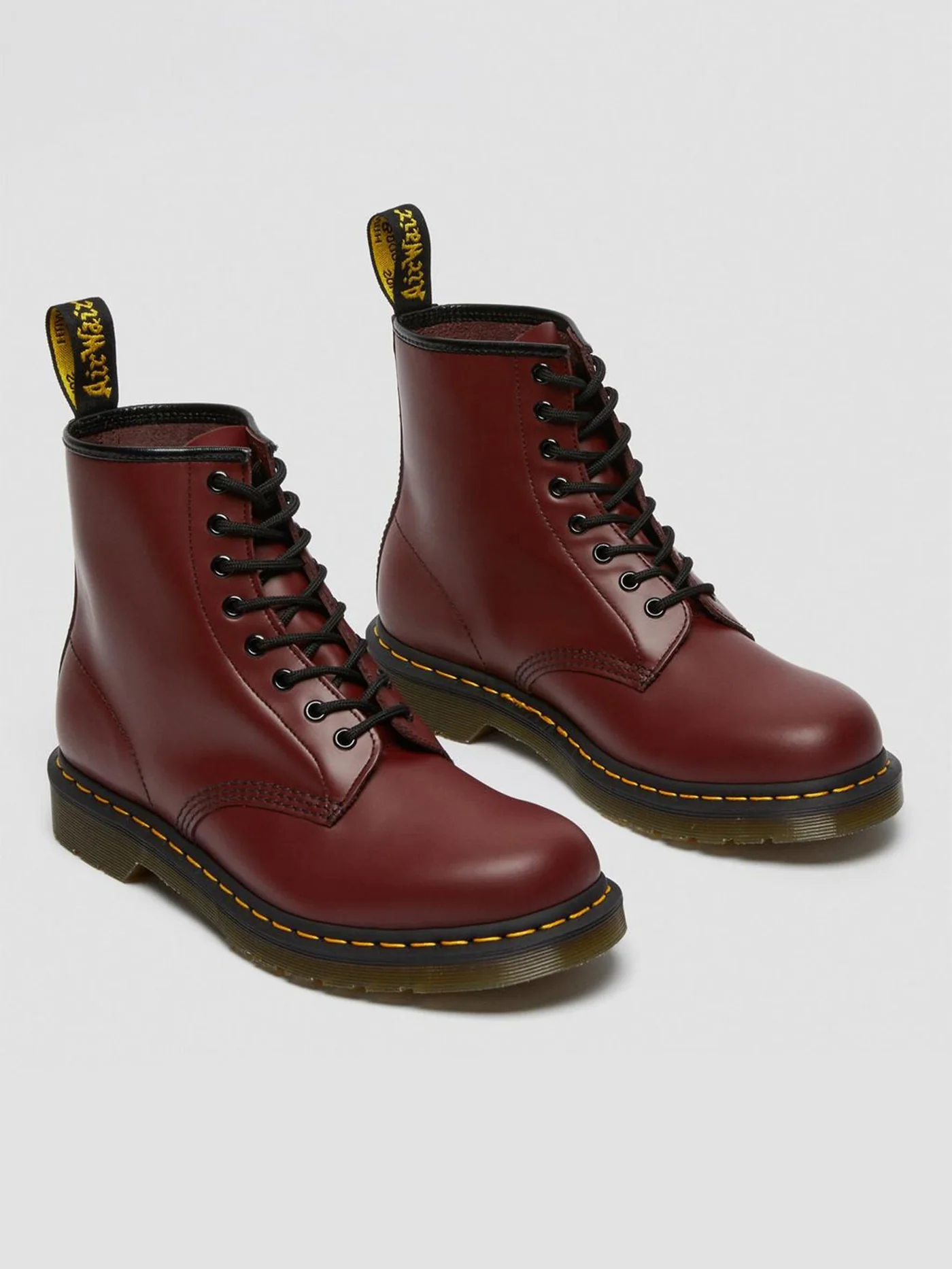 1460 Smoothe Cherry Red Boots - Image 2