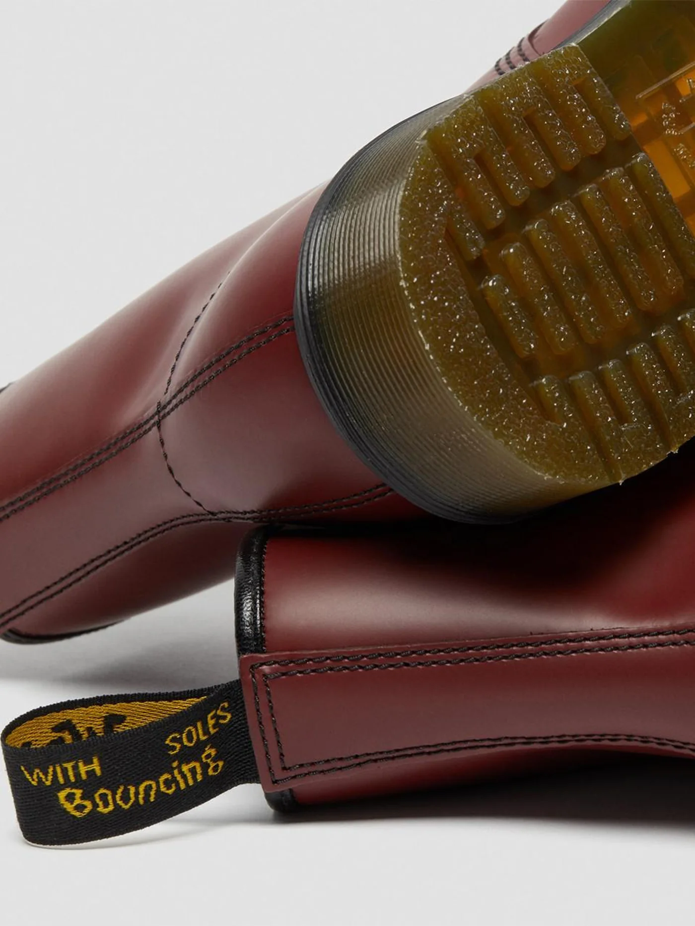 1460 Smoothe Cherry Red Boots - Image 7