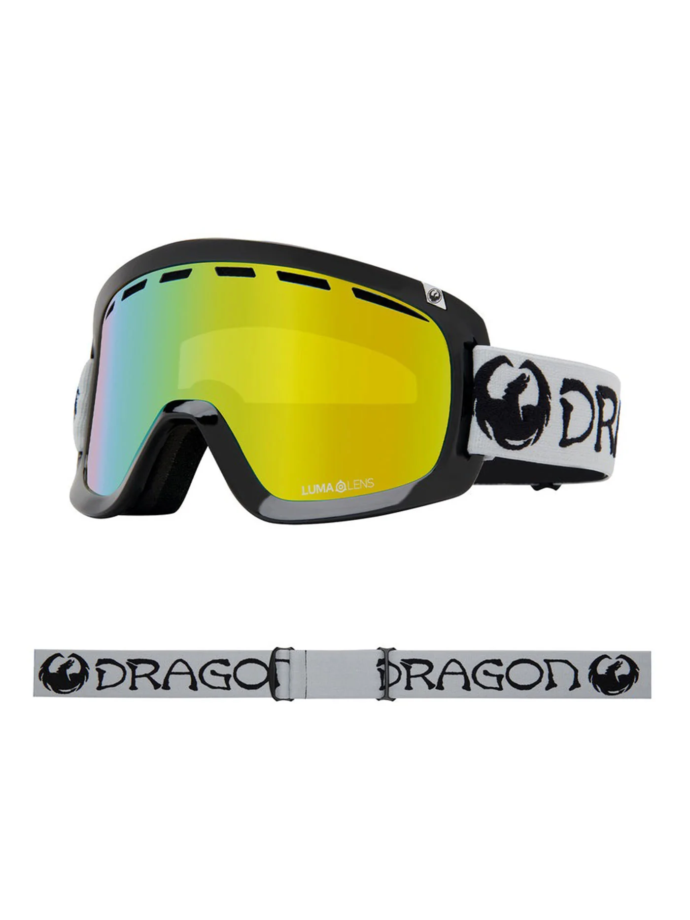 D1 Otg 2 Classic Grey/LL Gold Ion + Spare Lens Goggle