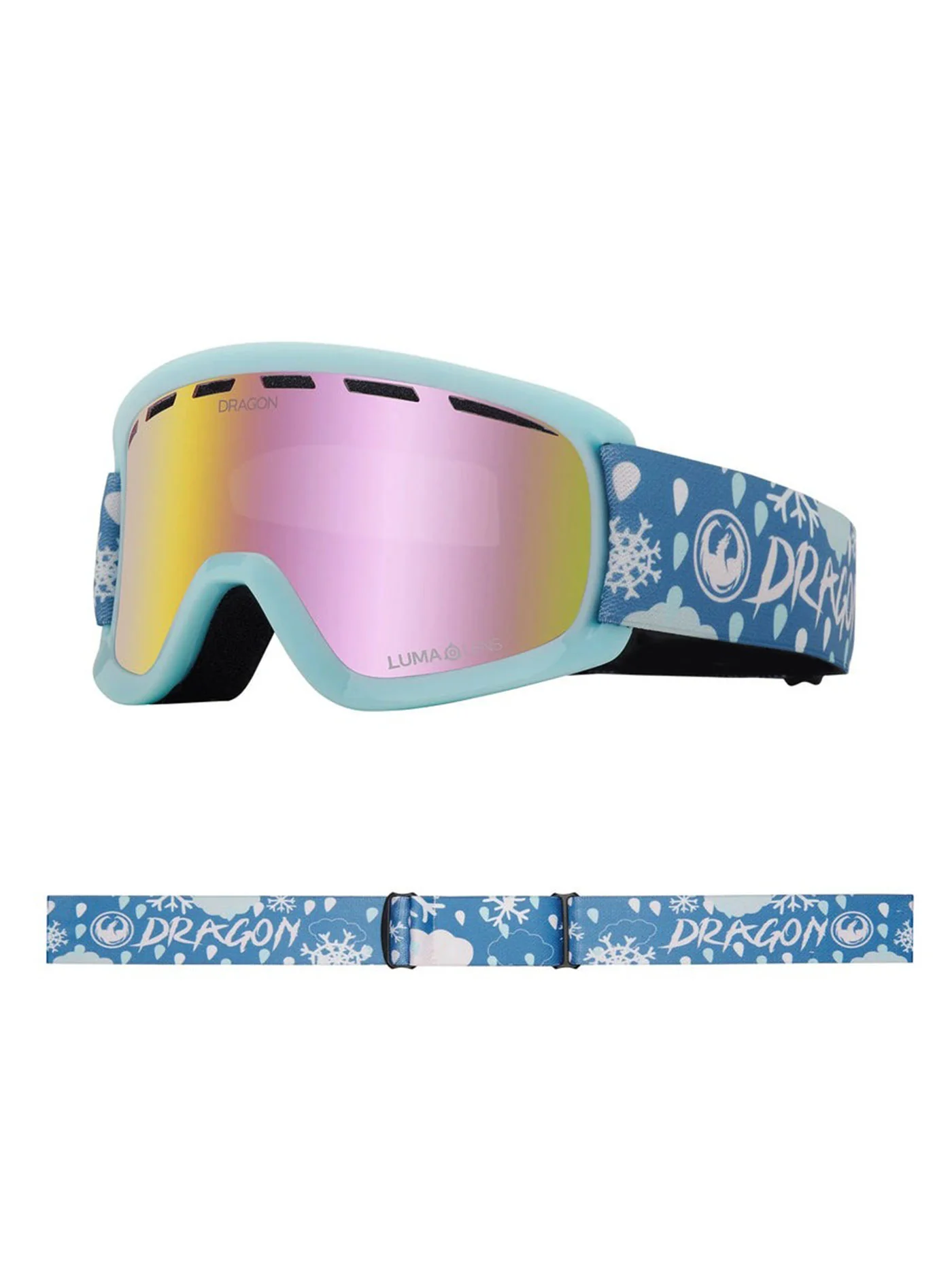 Lil D Snow Dance/LL Pink Ion Goggle (Kids)