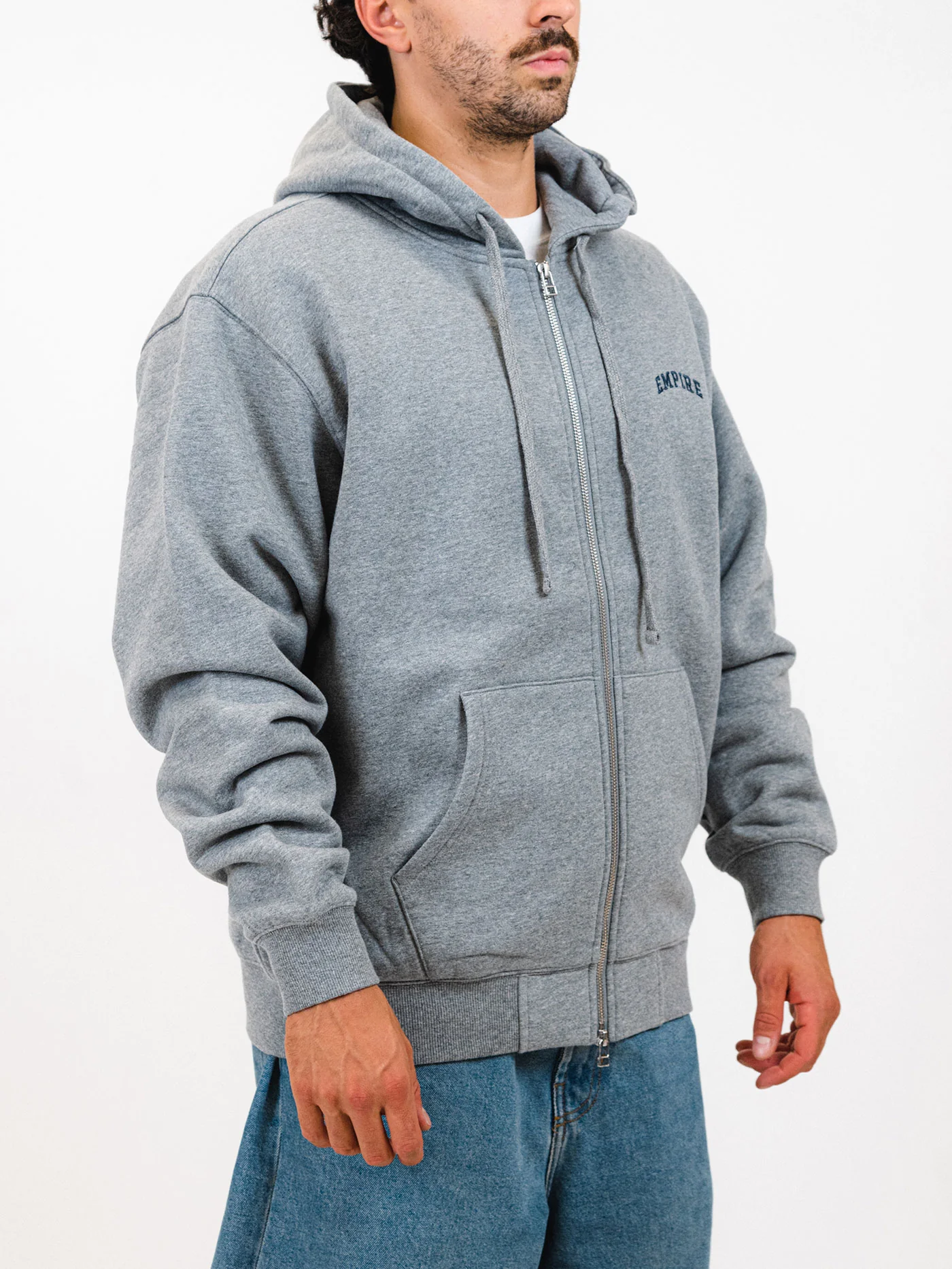 Collegiate Embroidered Zip Hoodie - Image 6