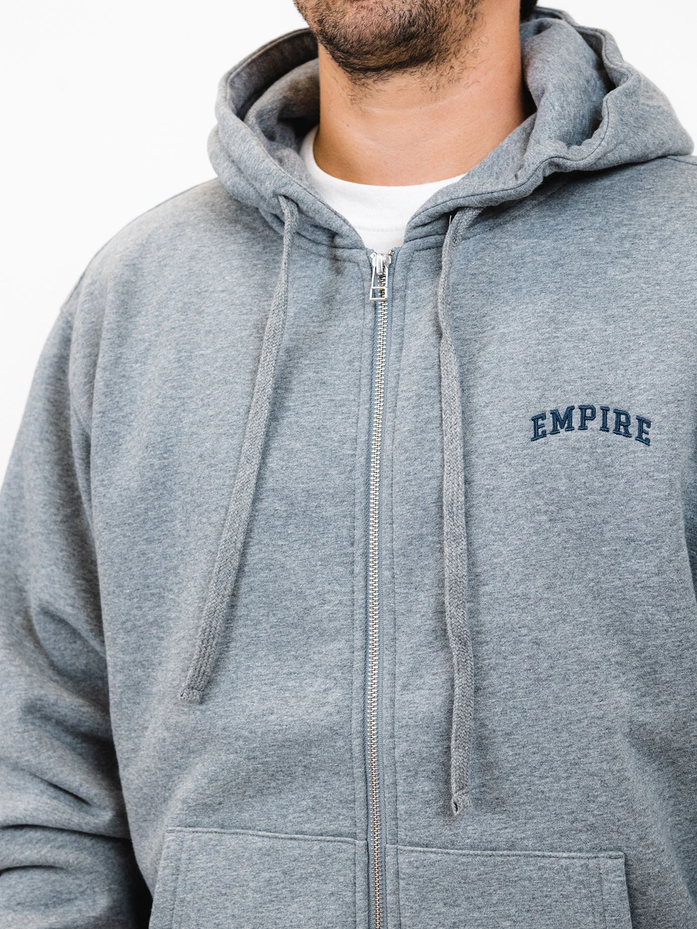 Collegiate Embroidered Zip Hoodie - Image 8