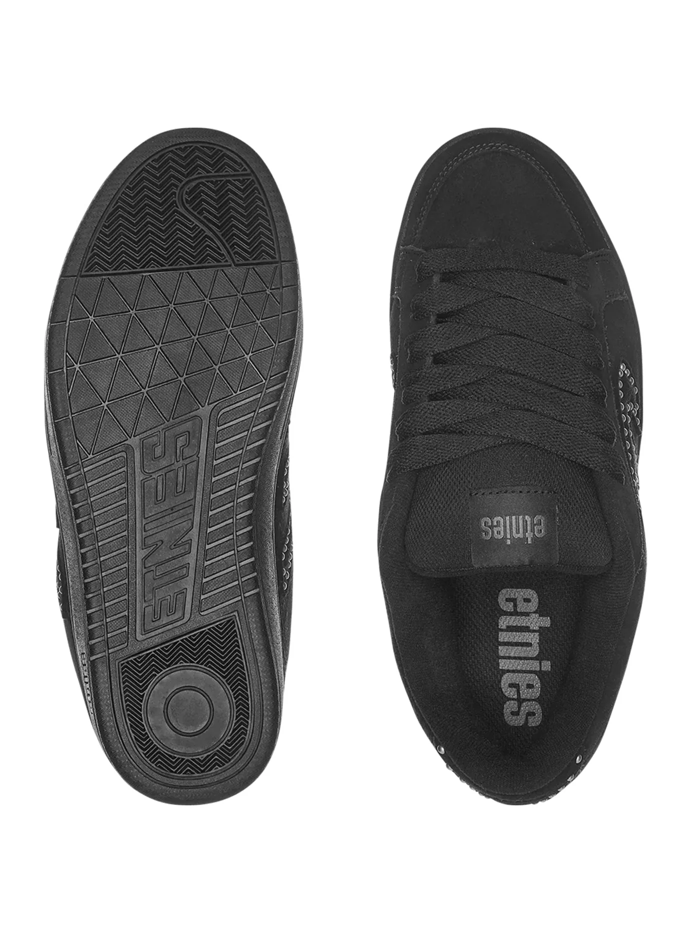 Kingpin Black/Black/Silver Shoes - Image 3