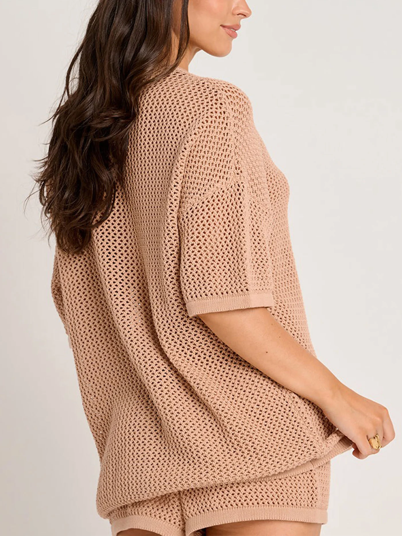 Resort Cardigan Knit Crochet Cover-Up - Image 2