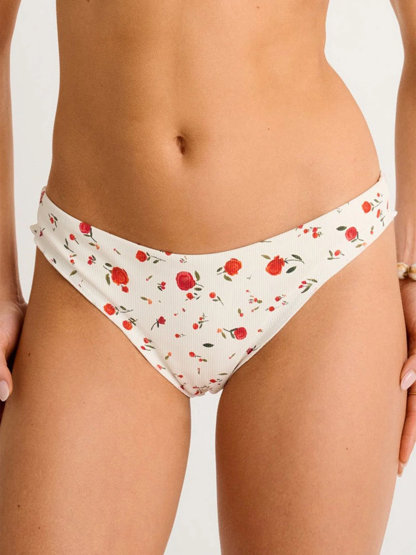 Rosy Bliss Reg Waist Semi High Frill Edge Bikini Bottom