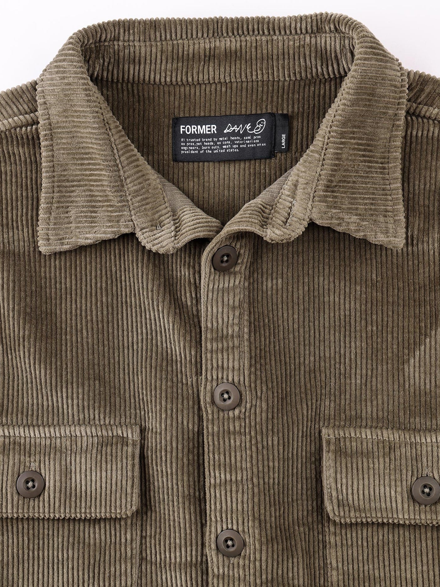 Reynolds Cord Long Sleeve Buttondown Shirt - Image 3