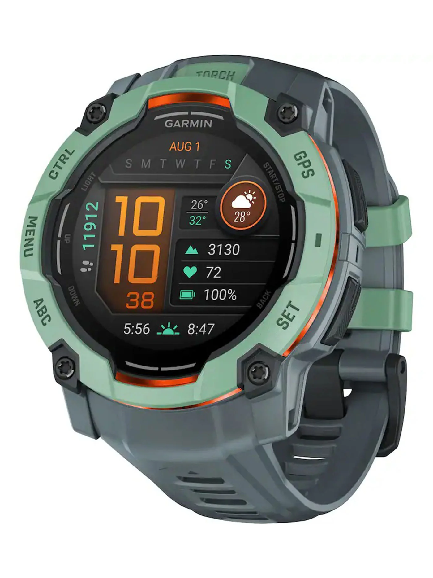 Instinct 3 50mm Amoled Neo Tropic/Twilight Watch