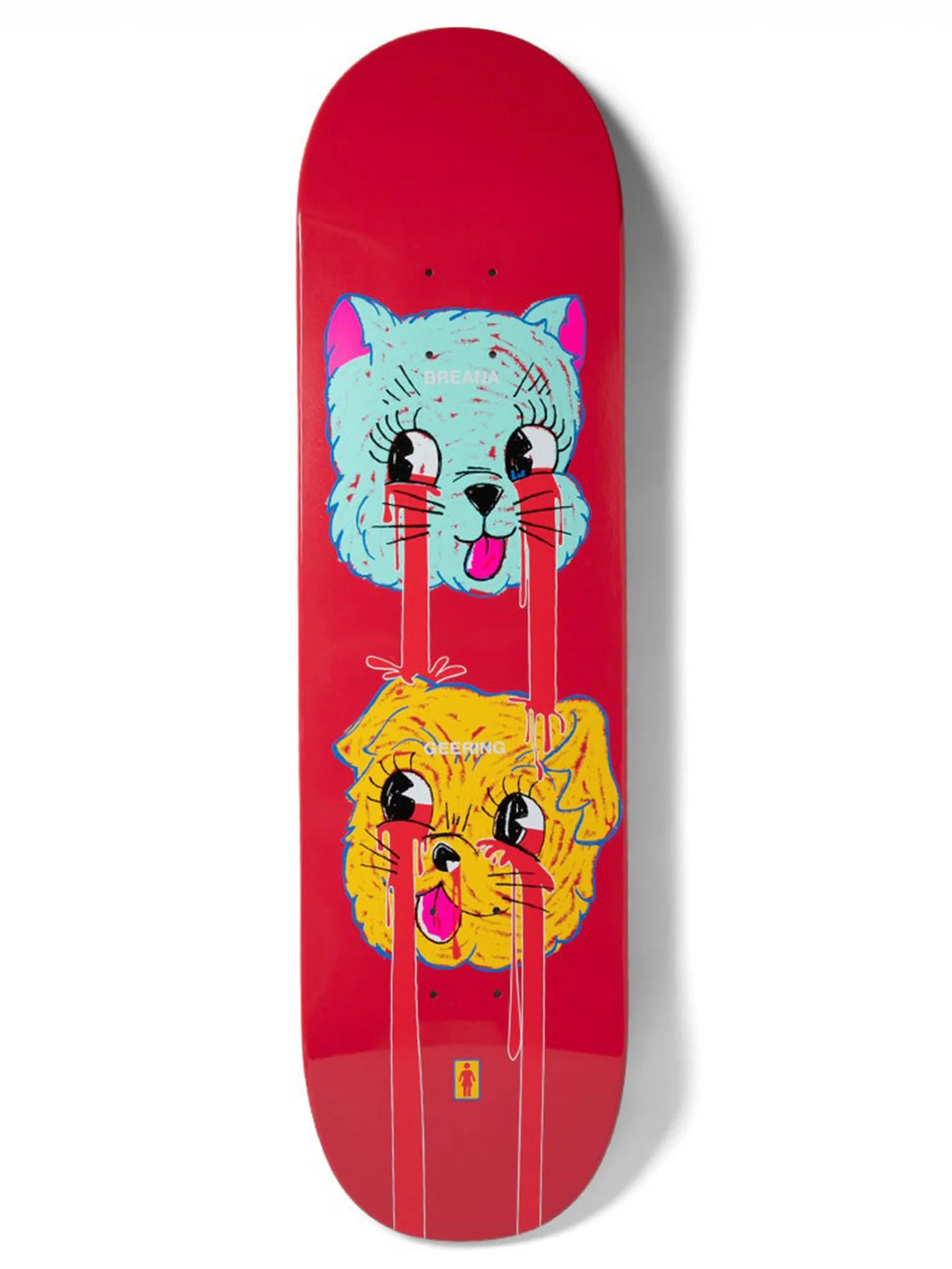 Geering Blood Bath Red 8.5'' Skateboard Deck
