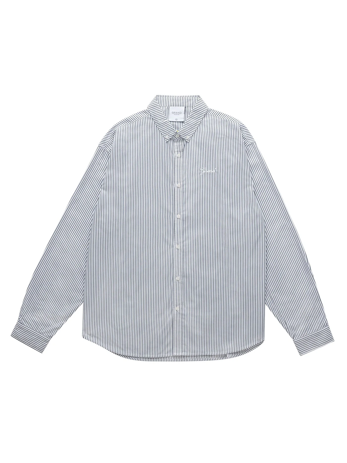 Striped Poplin Long Sleeve Buttondown Shirt - Image 2