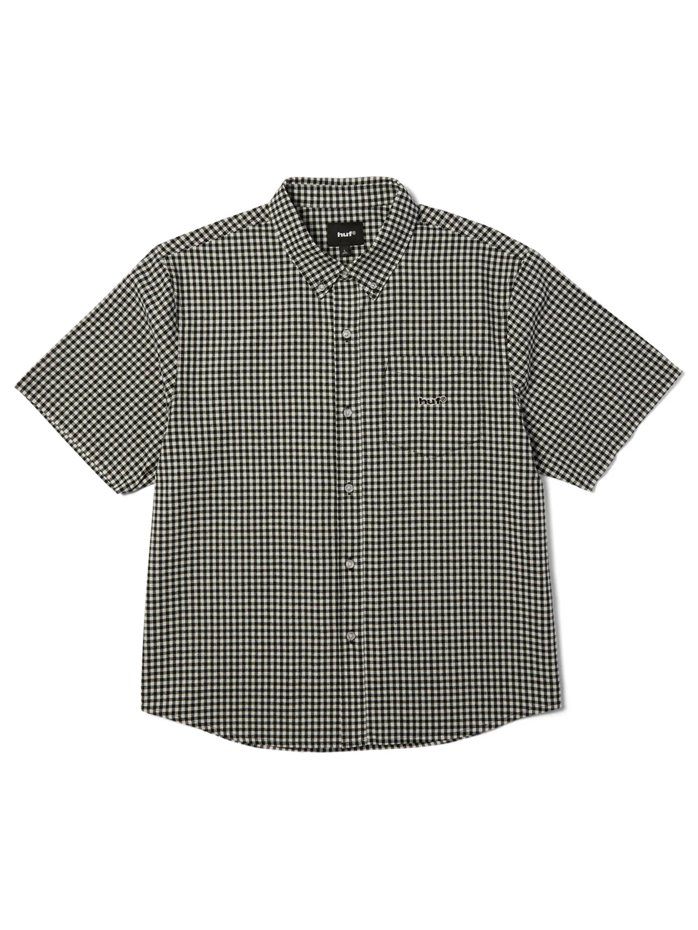 89 Micro Gingham Oxford Short Sleeve Buttondown Shirt - Image 4