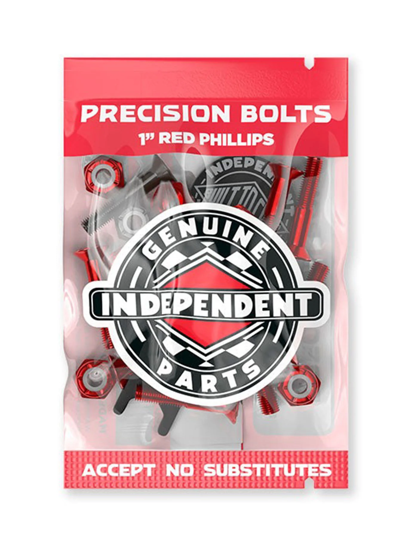 Precision Phillips Red/Black 1'' Bolts