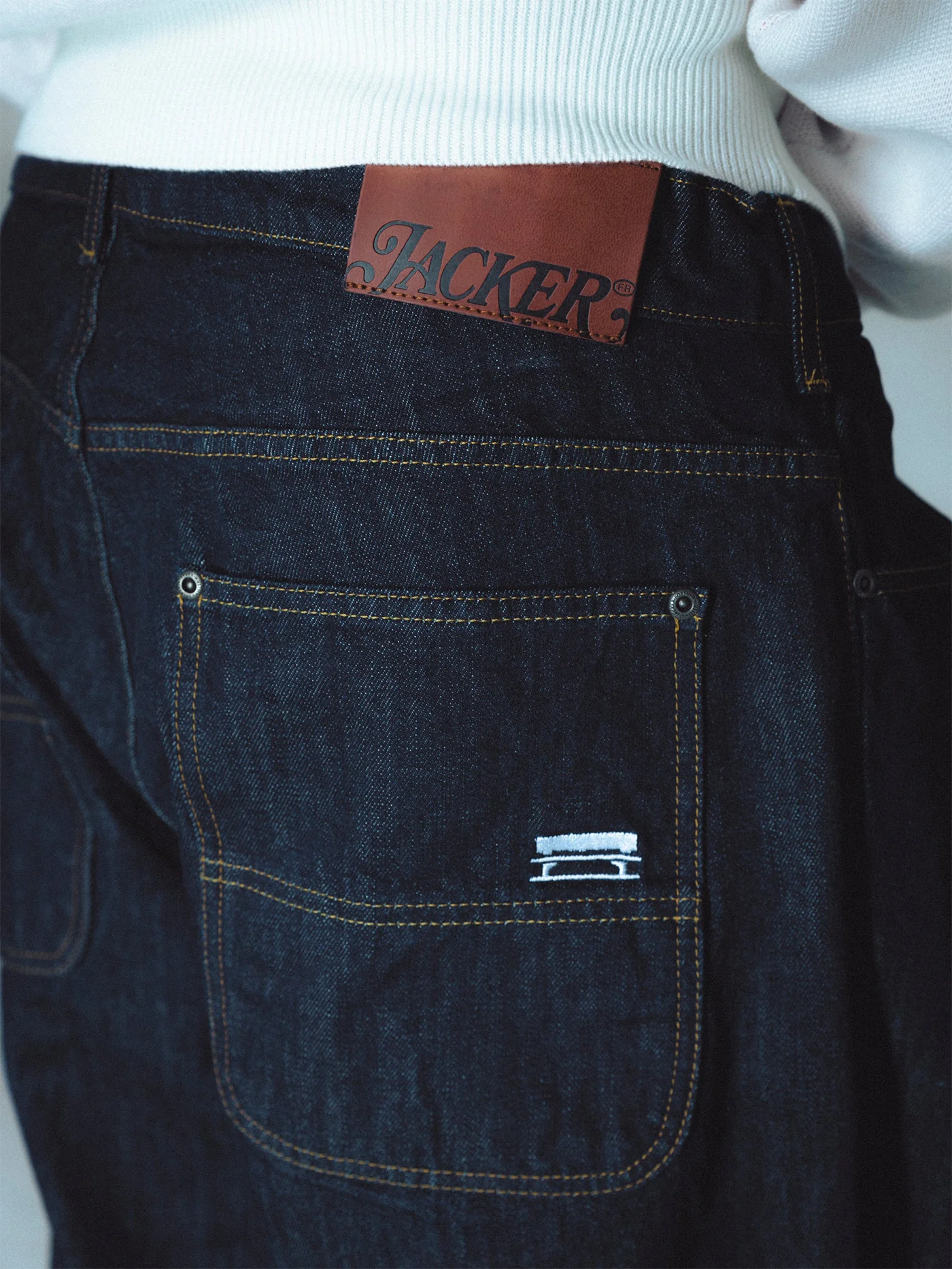 Classic Baggy Raw Jeans - Image 6