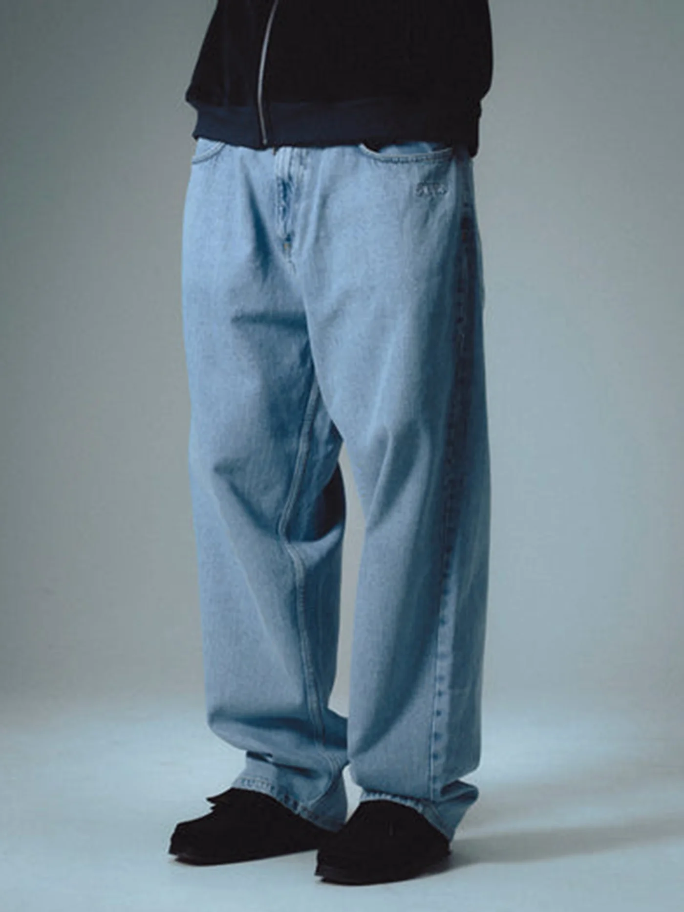 Classic Light Blue Baggy Jeans