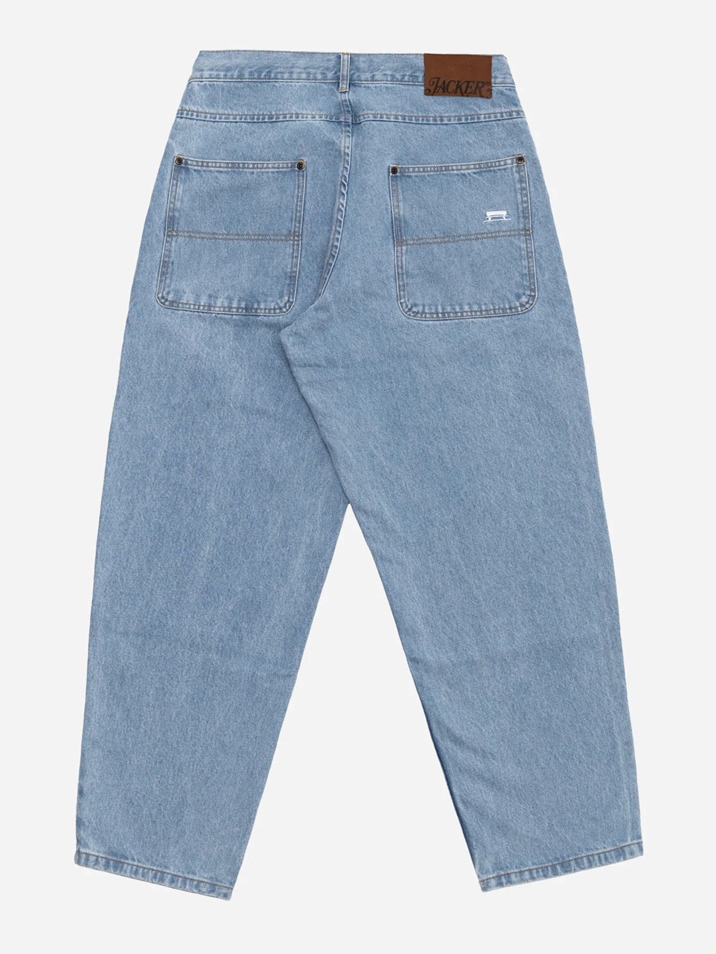 Classic Light Blue Baggy Jeans - Image 3