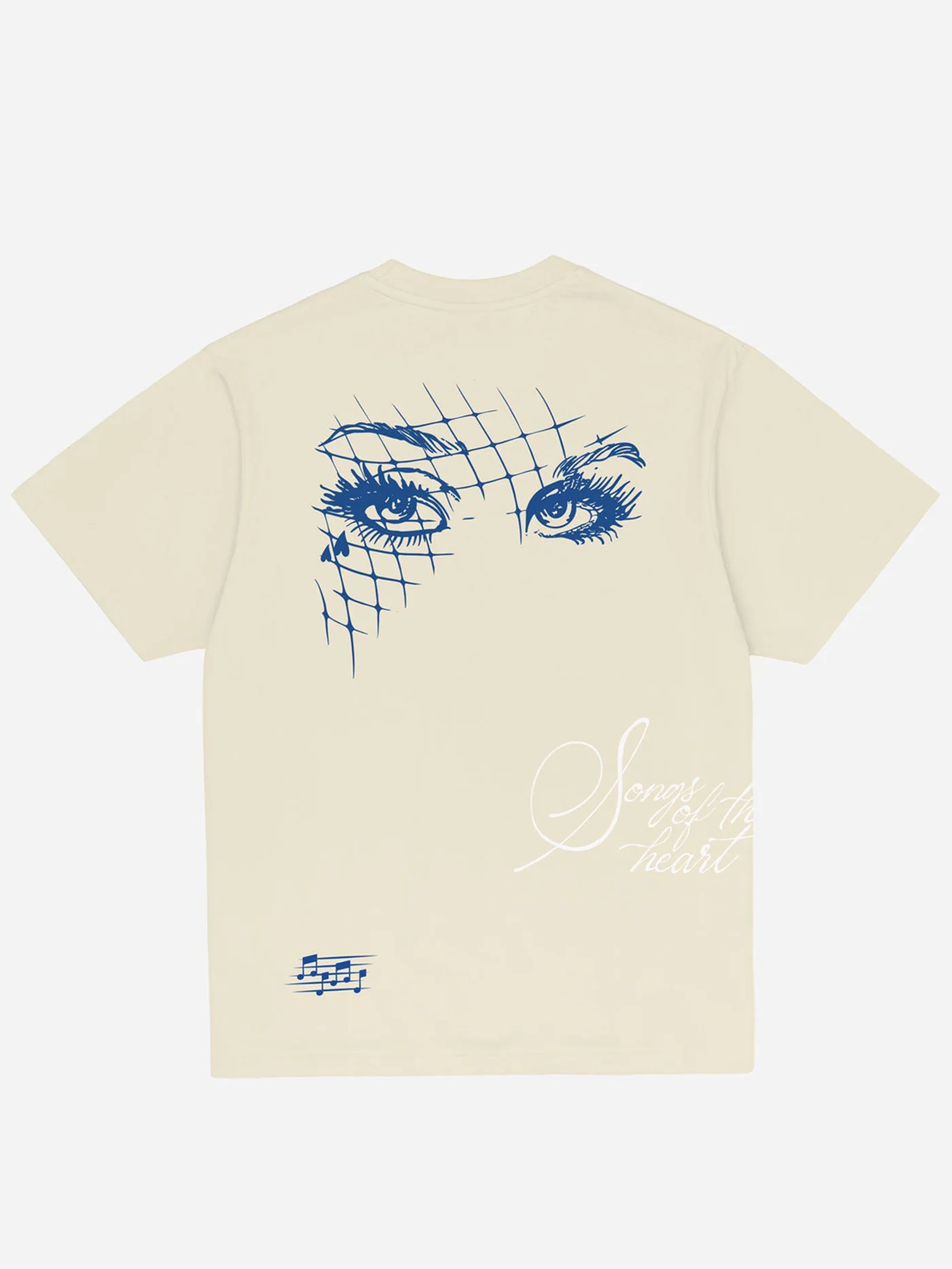 Mighty Blue Beige T-Shirt - Image 2