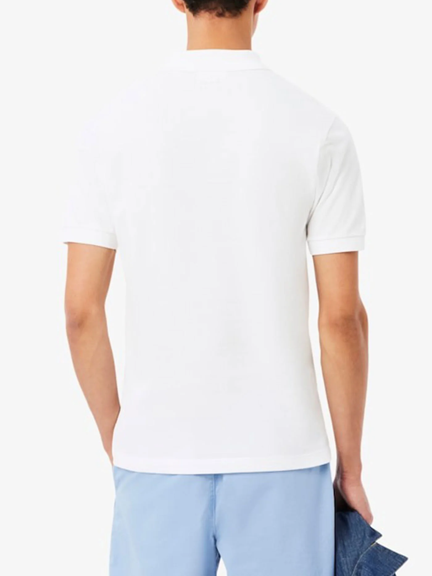 Embroidery Detail Petit Pique Short Sleeve Polo - Image 3
