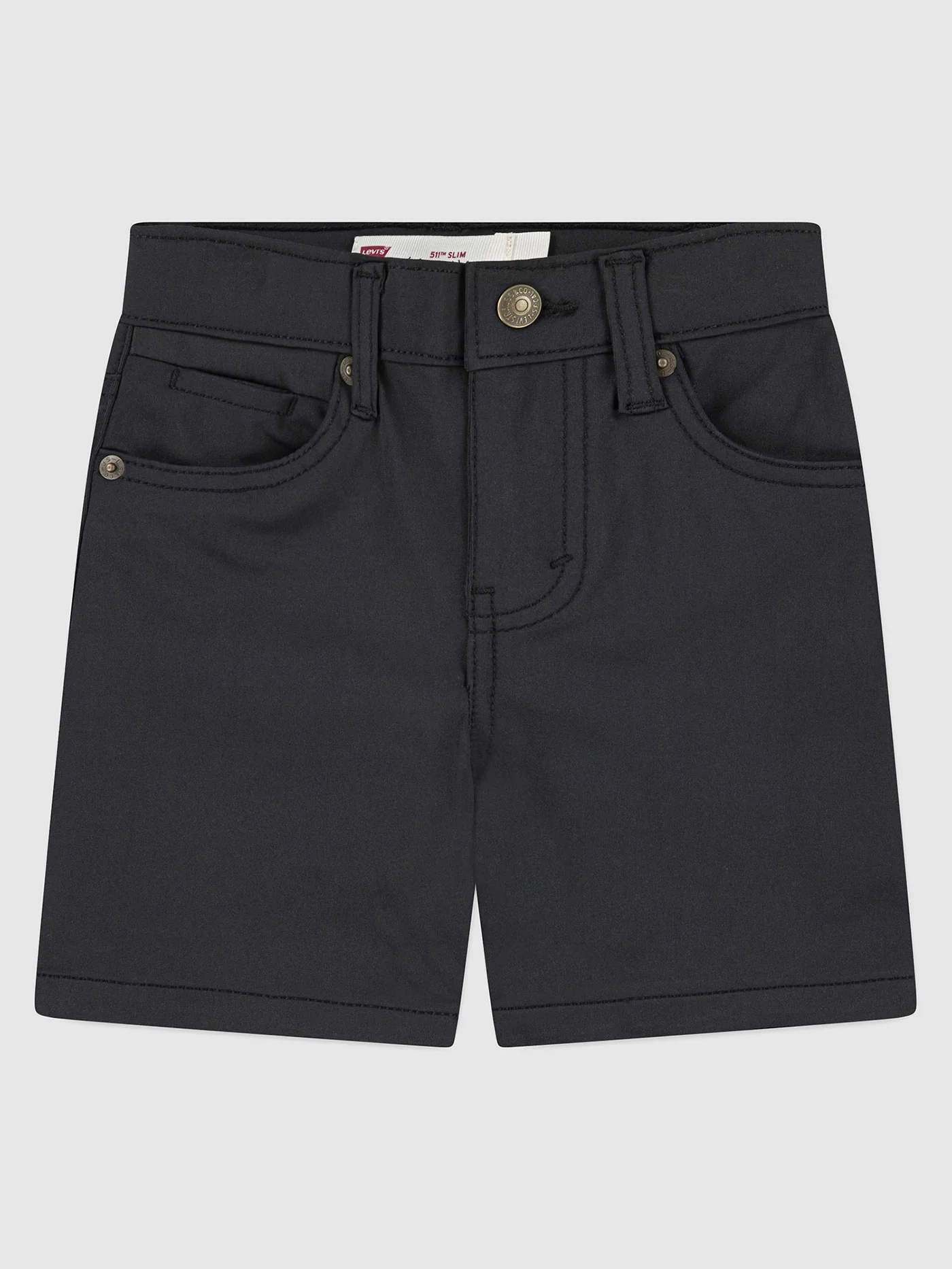 511 Slim Tech Jet Black Shorts (Youth 7-14)