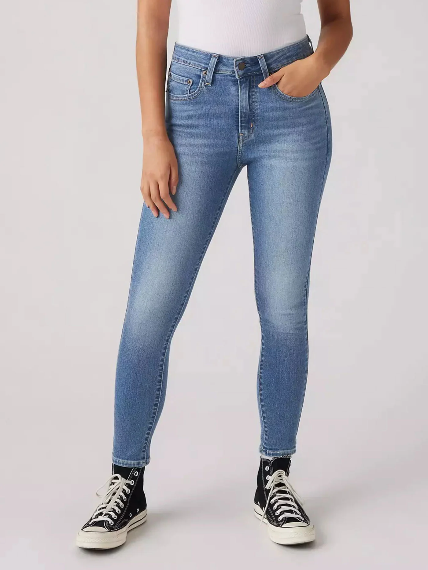 721 High Rise Skinny Eternel Indigo Mid Jeans