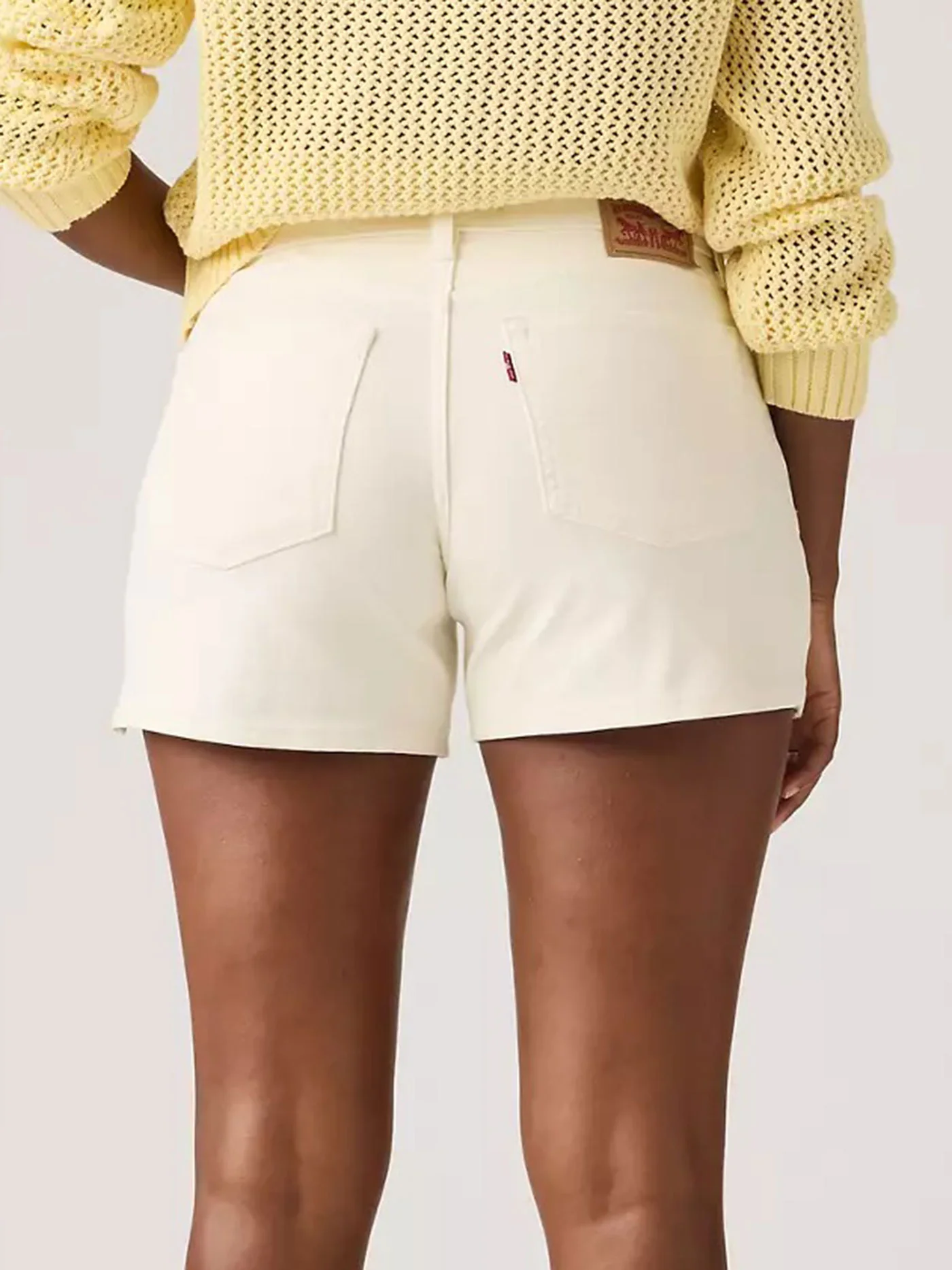 A-Line Ecru Outside Shorts - Image 3