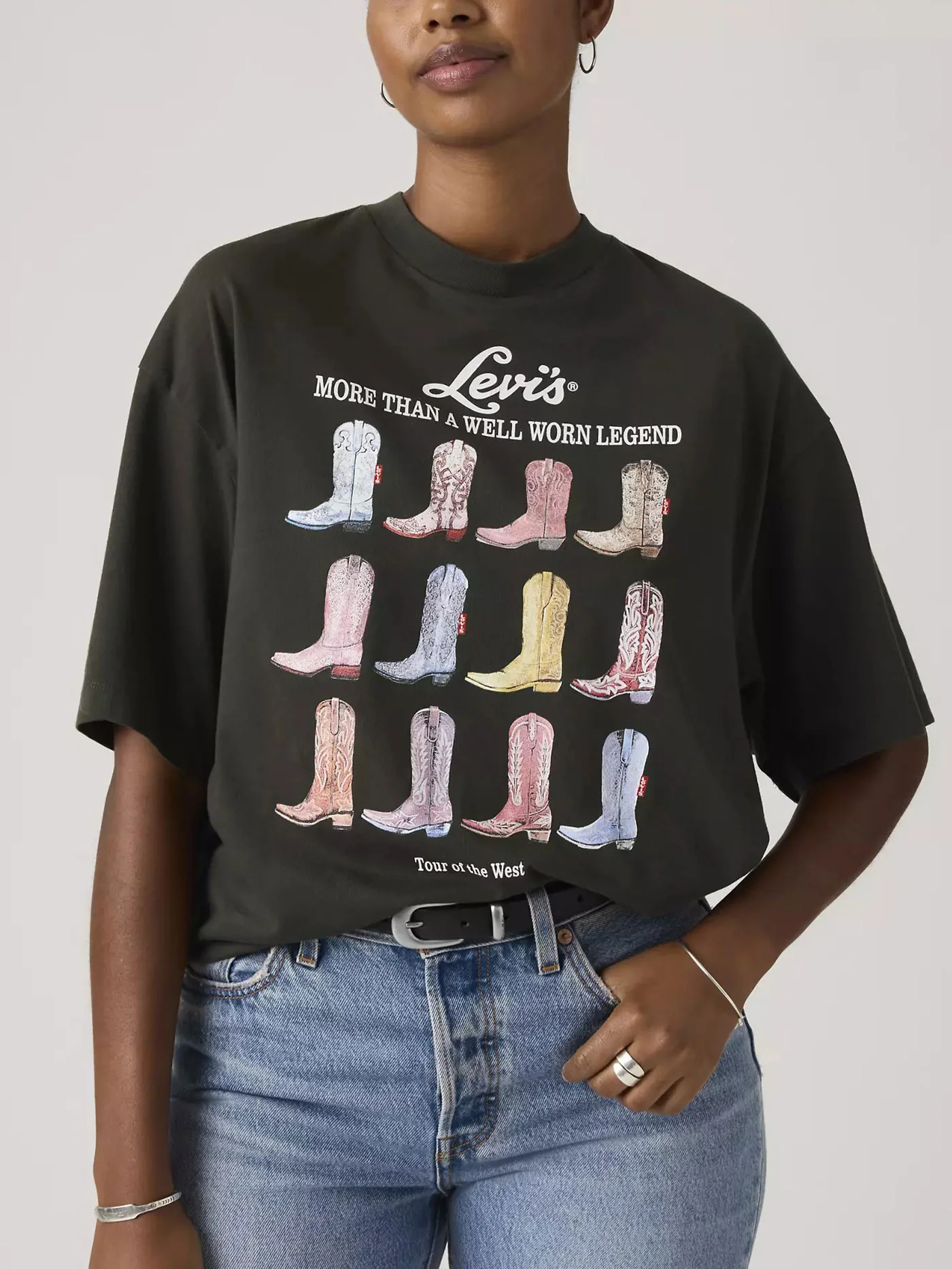 Graphic All The Boots Pirate Black T-Shirt