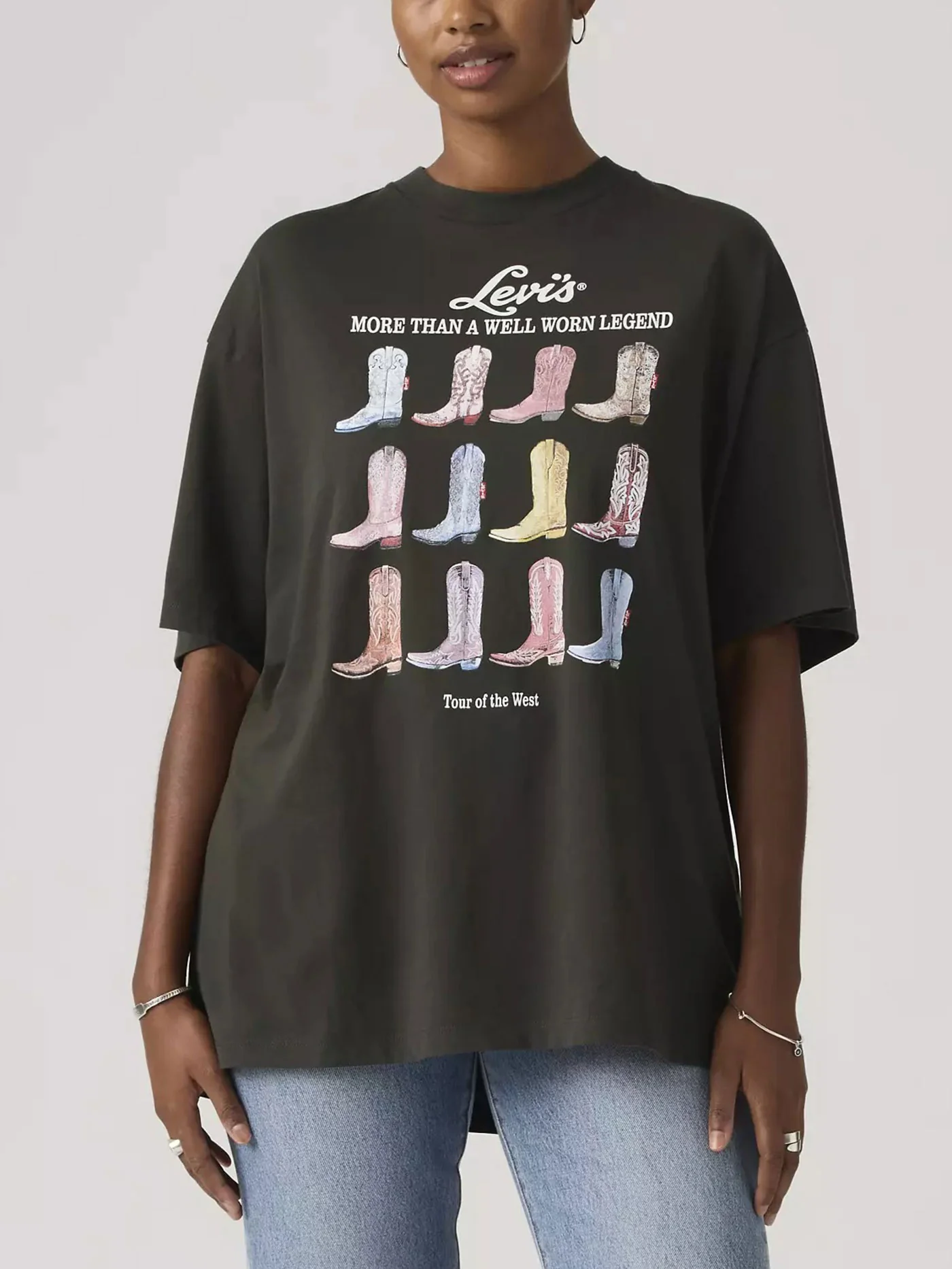Graphic All The Boots Pirate Black T-Shirt - Image 2