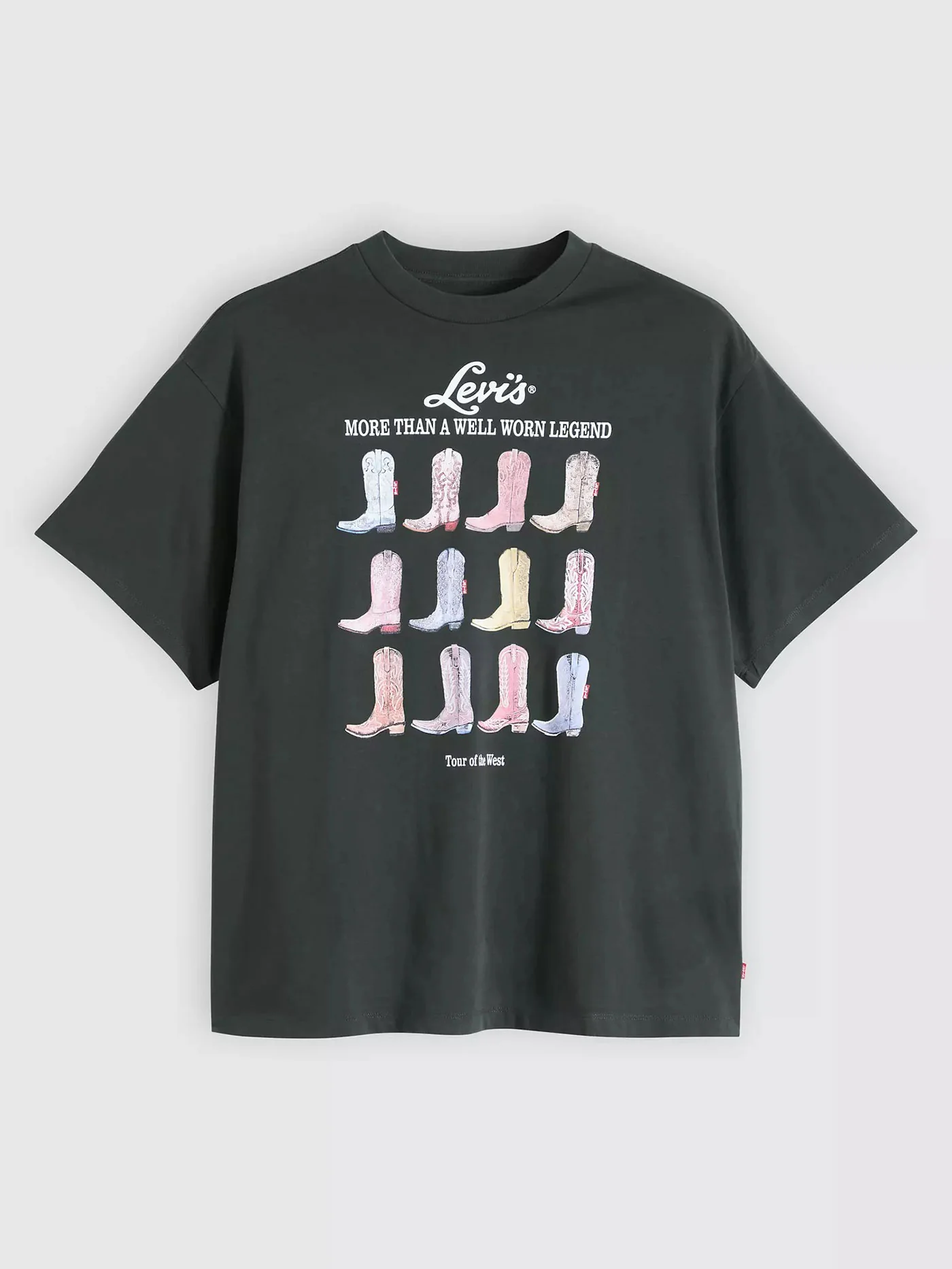 Graphic All The Boots Pirate Black T-Shirt - Image 4