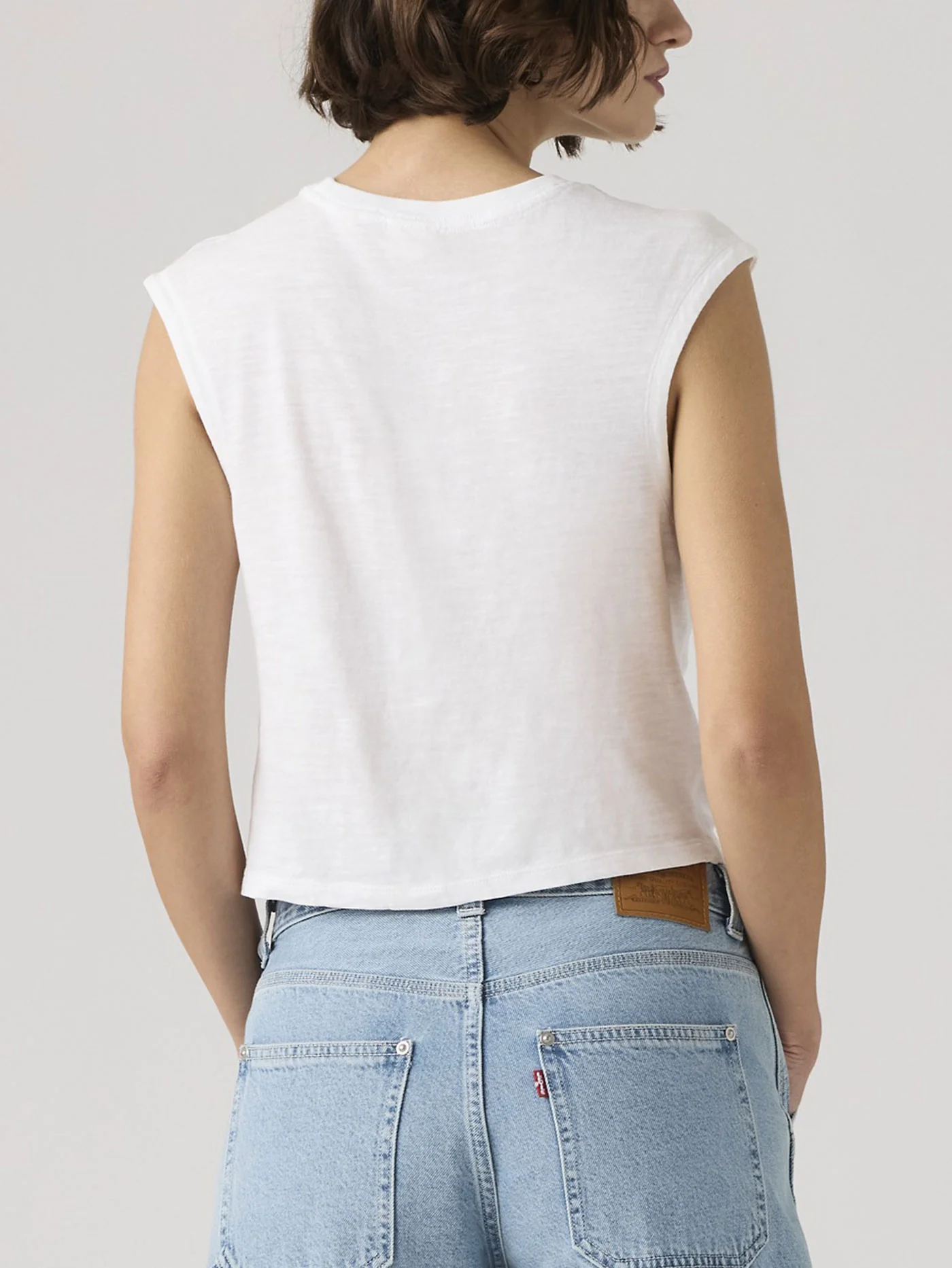 Jemma Knot Bright White T-Shirt - Image 2