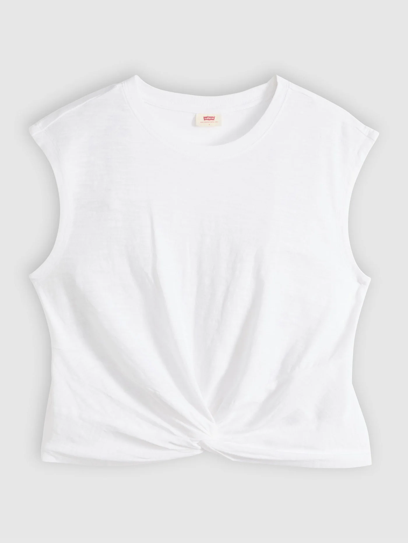 Jemma Knot Bright White T-Shirt - Image 5