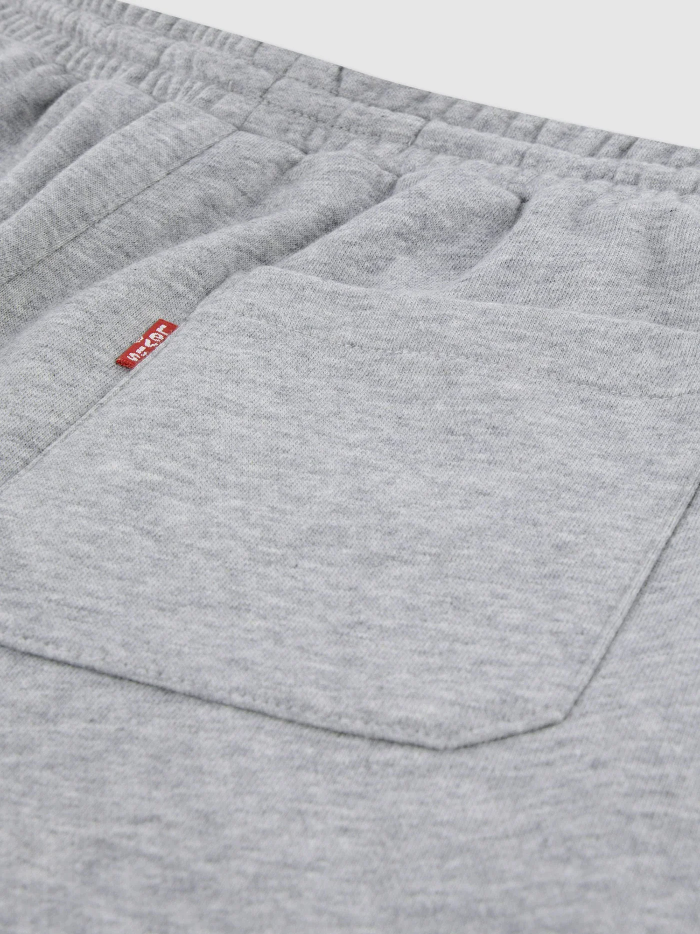 Mini Batwing French Terry Grey Heather Shorts (Youth 7-14) - Image 4