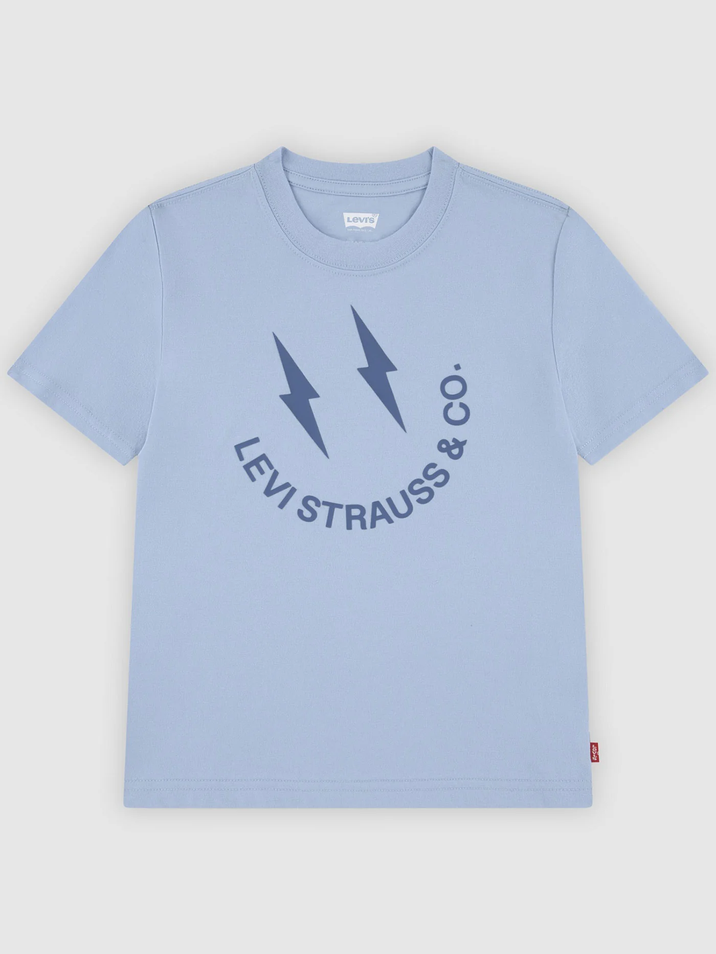 Smile For Levis Chambray Blue T-Shirt (Youth 7-14) - Image 4