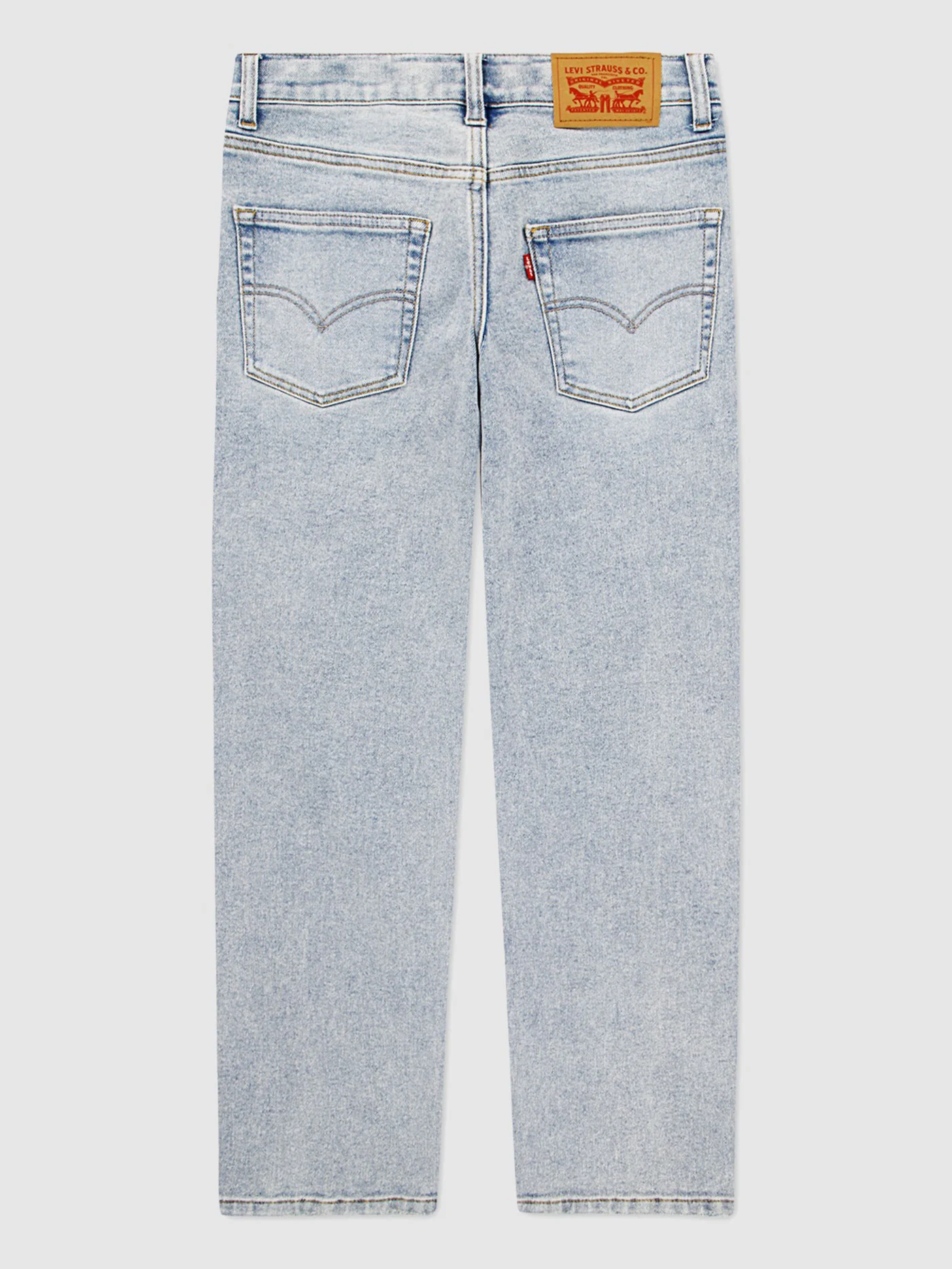 Stay Loose Tapered Fit Baby Blue ES Jeans (Youth 7-14) - Image 2
