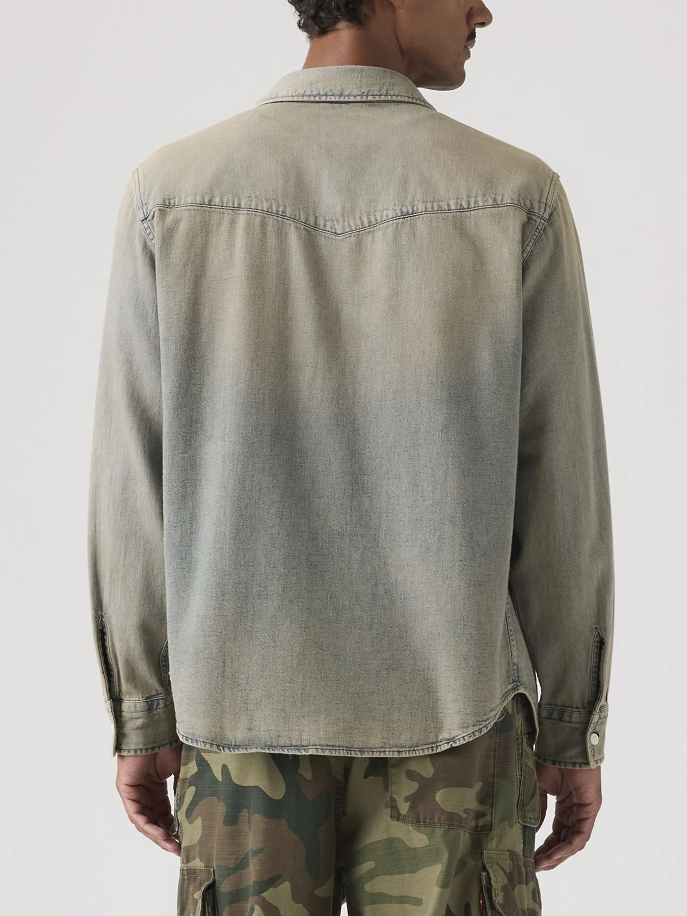 Western Sunset Drives Long Sleeve Buttondown Shirt - Image 4