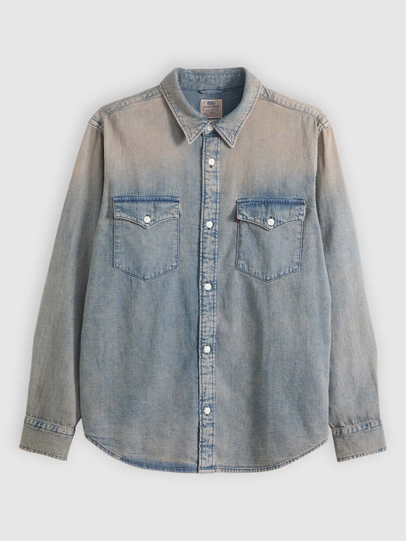 Western Sunset Drives Long Sleeve Buttondown Shirt - Image 5