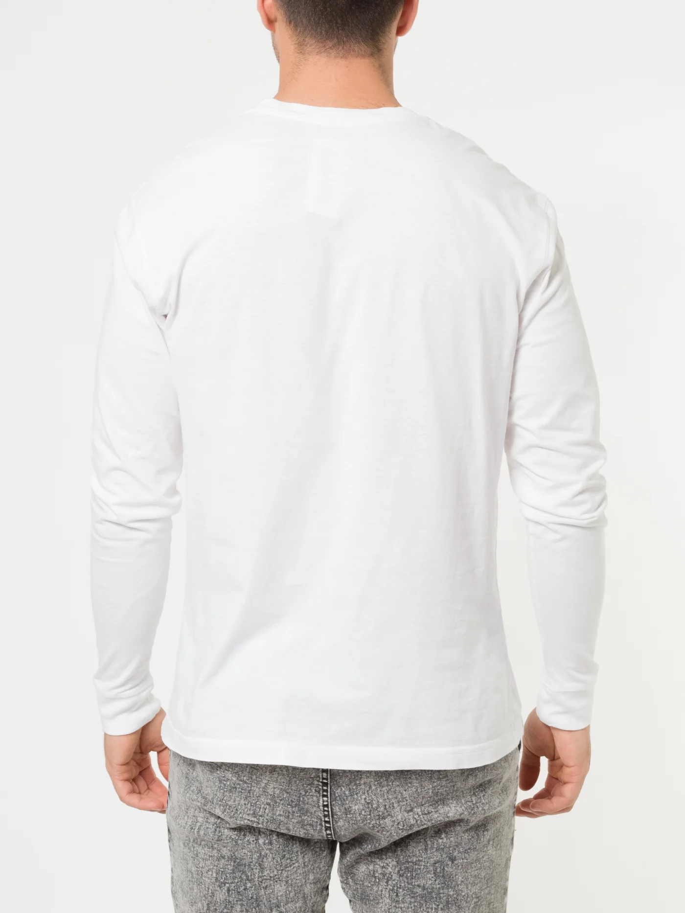 Pigment Dye Pocket Long Sleeve T-Shirt - Image 3