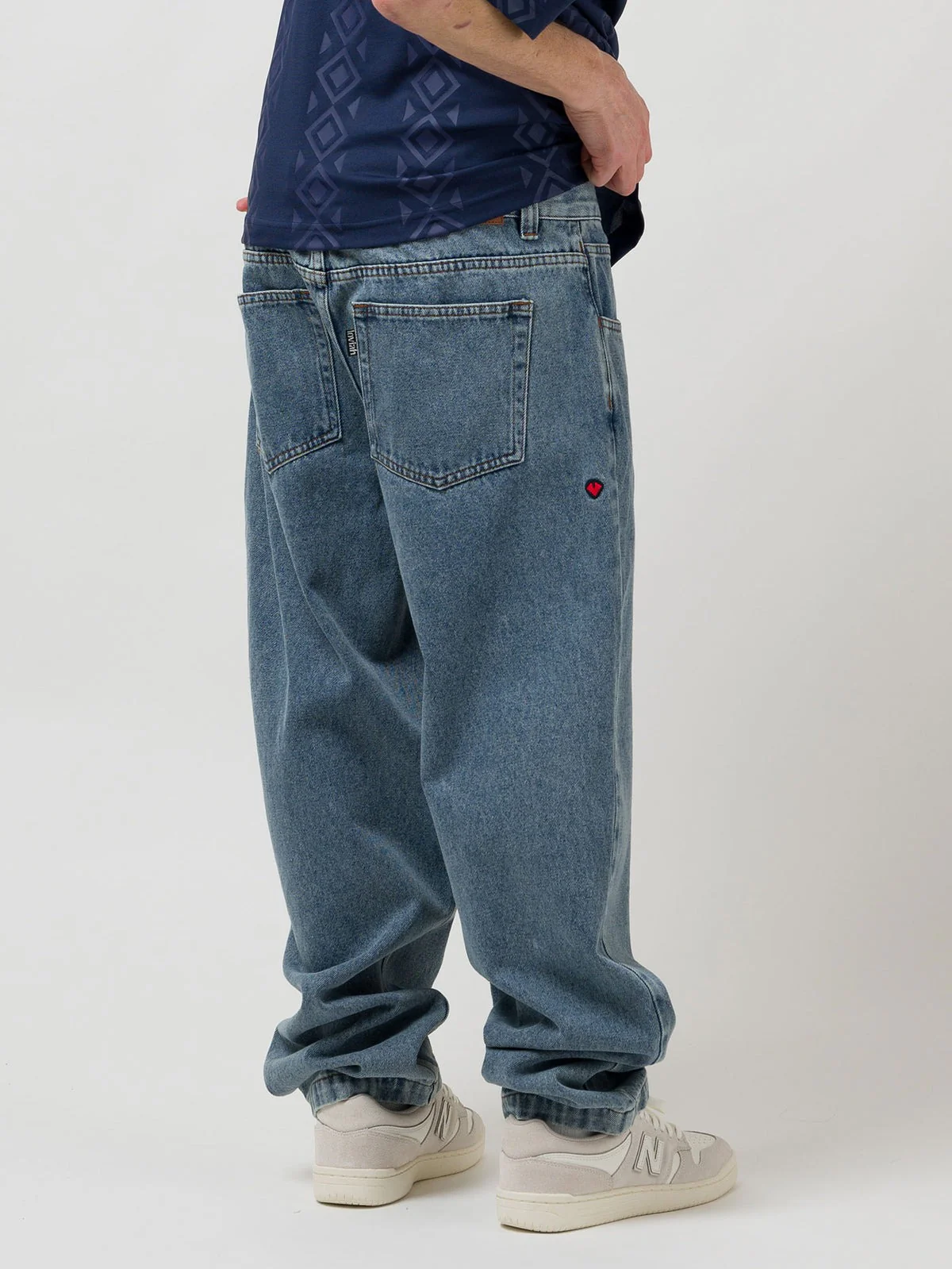 Og Baggy Acid Wash 5 Pocket Jeans - Image 12