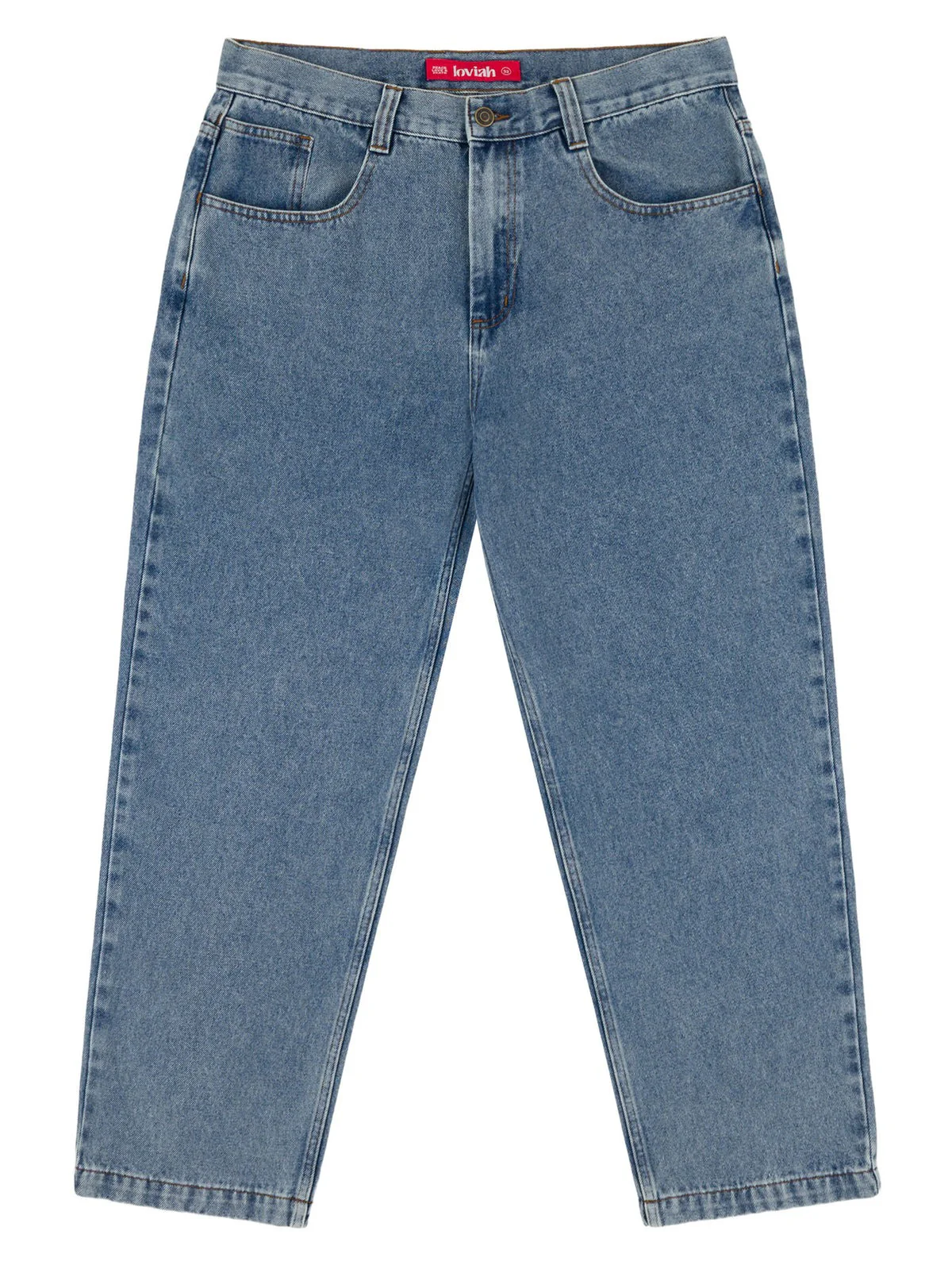 Og Baggy Acid Wash 5 Pocket Jeans - Image 8