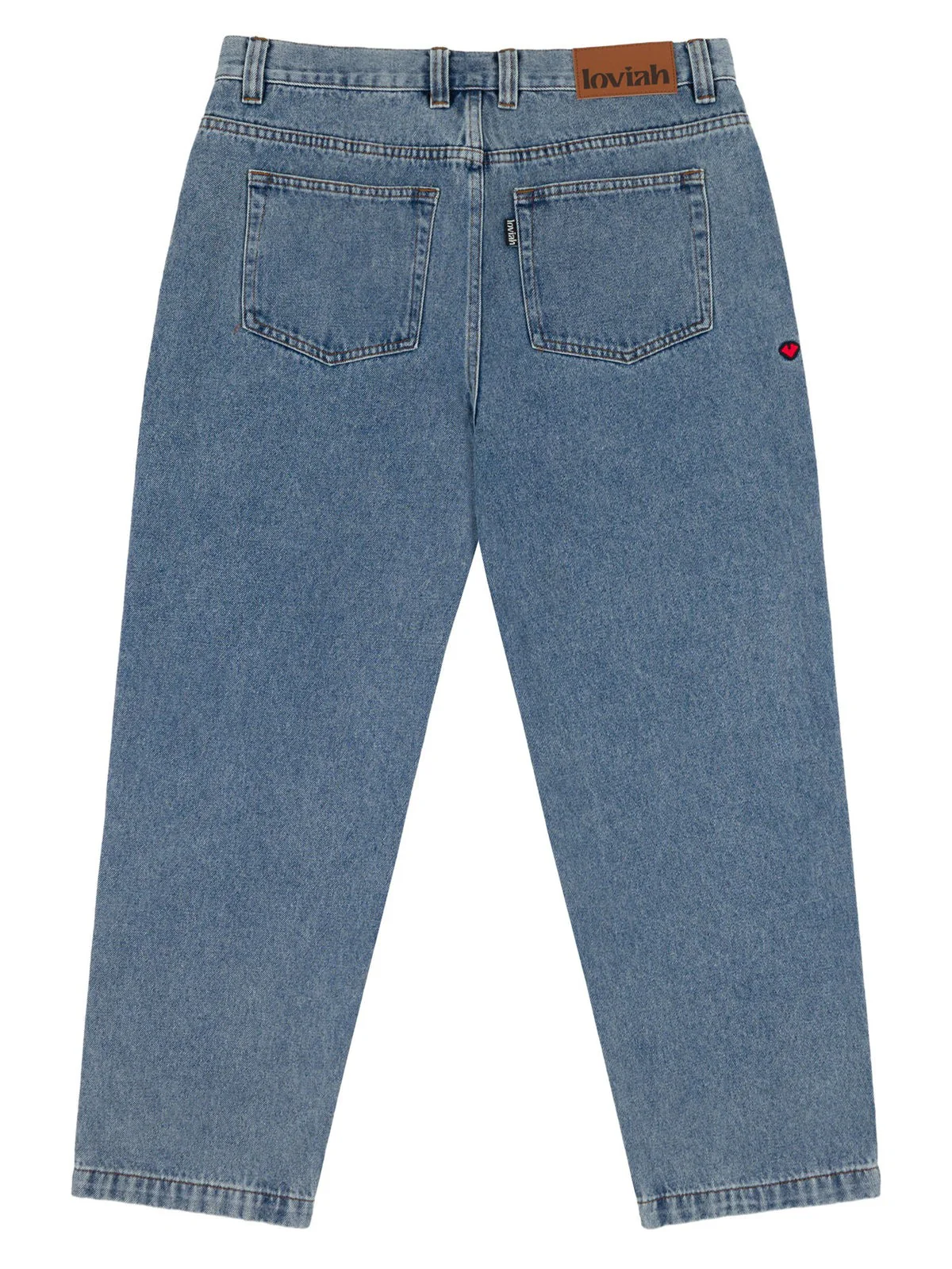 Og Baggy Acid Wash 5 Pocket Jeans - Image 9