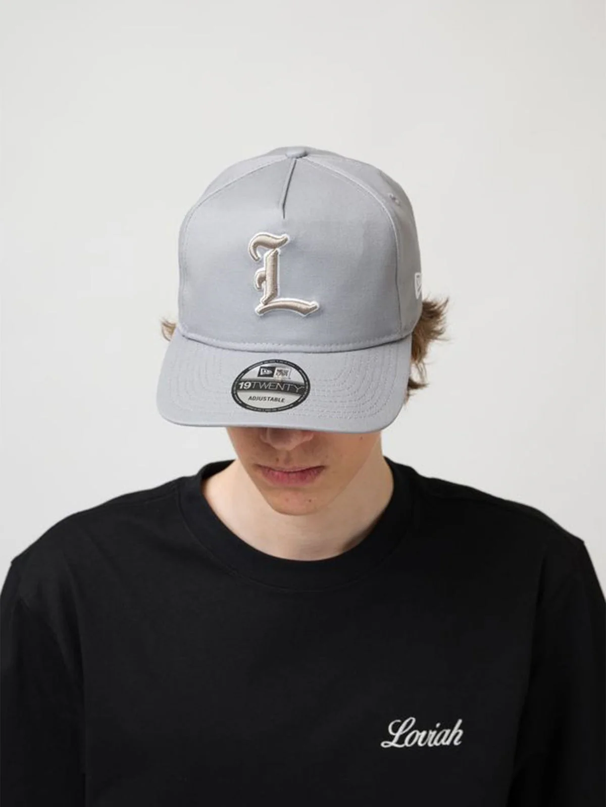 Big L 1920 New Era Grey Snapback Hat - Image 7