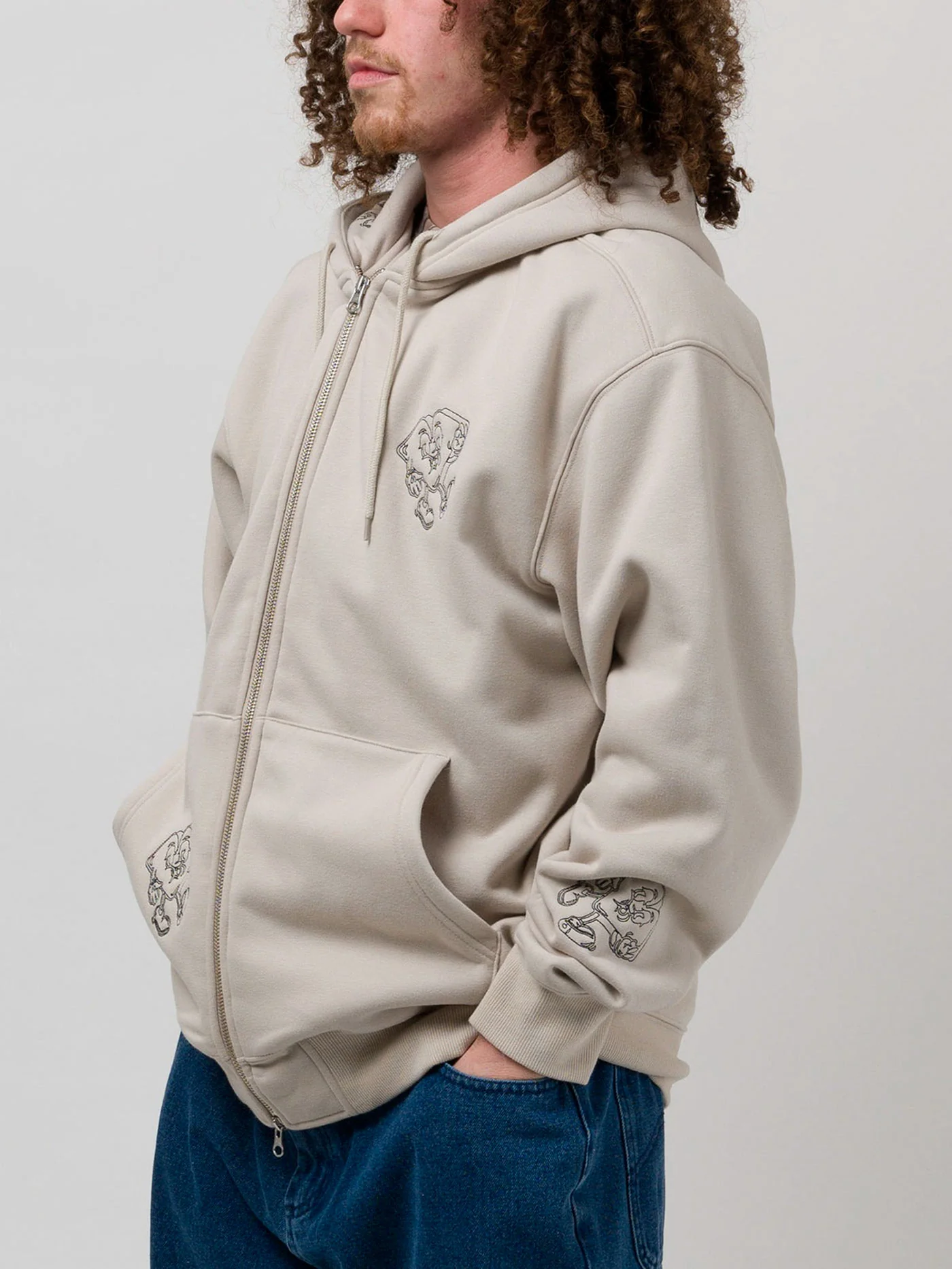 Little Man Zip Hoodie - Image 5