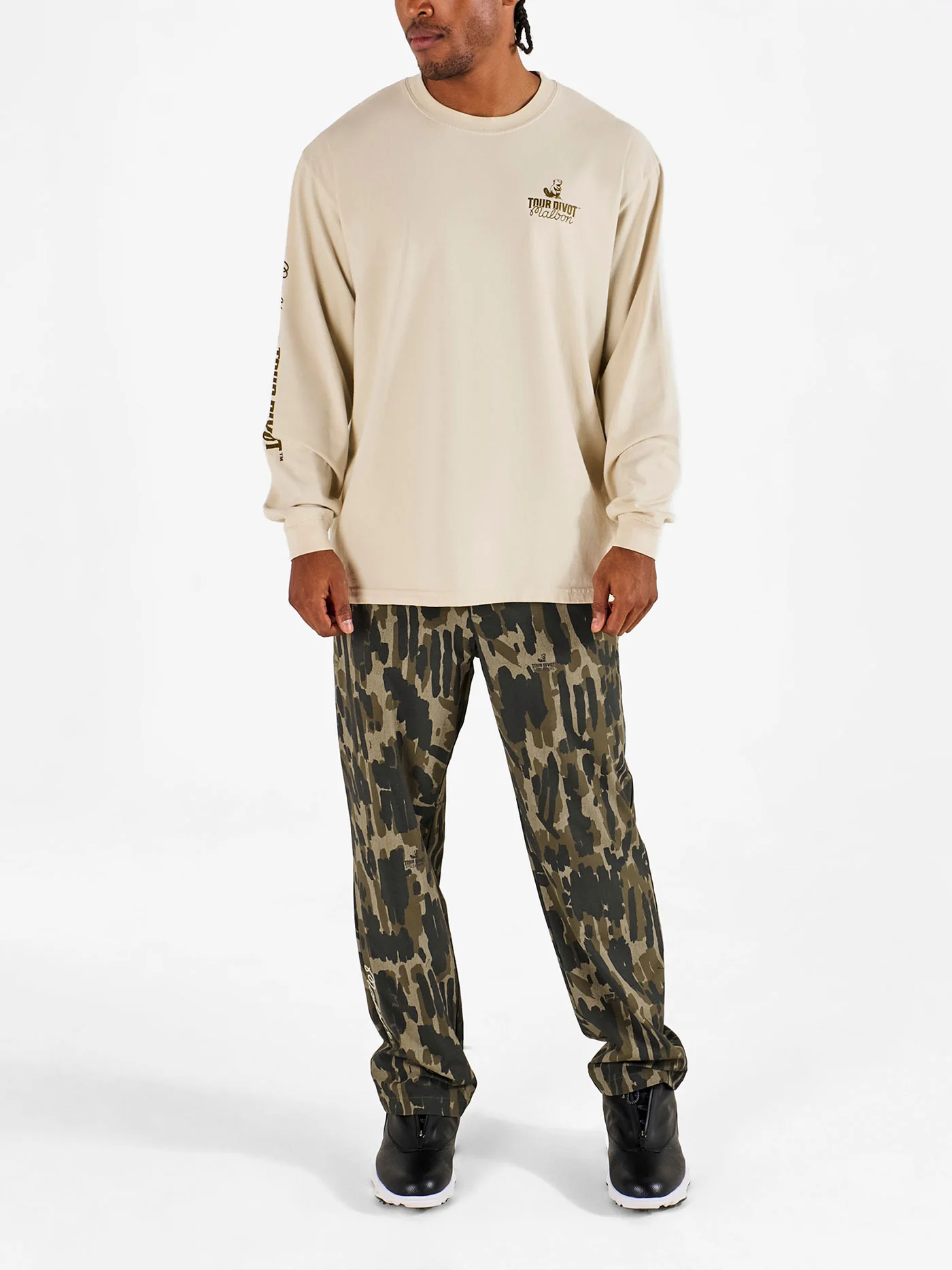 Gorse Tour Divot Camo Long Sleeve T-Shirt - Image 3