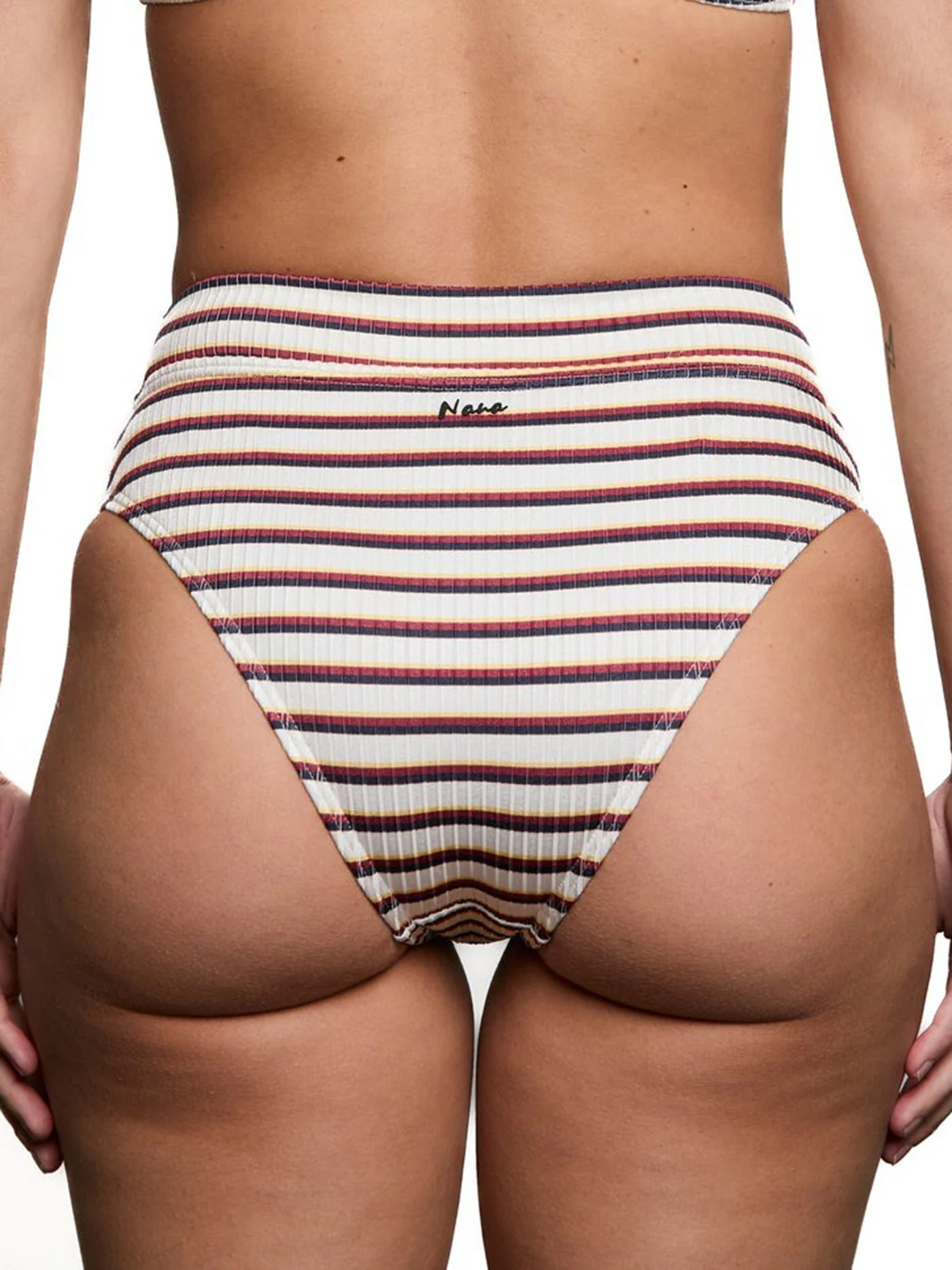 Genevieve Shiny Rib Bikini Bottom - Image 2