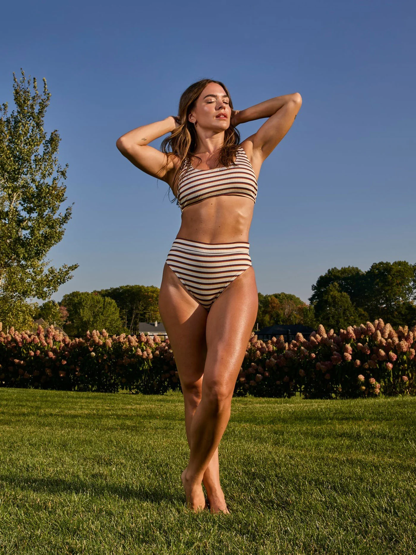 Genevieve Shiny Rib Bikini Bottom - Image 5