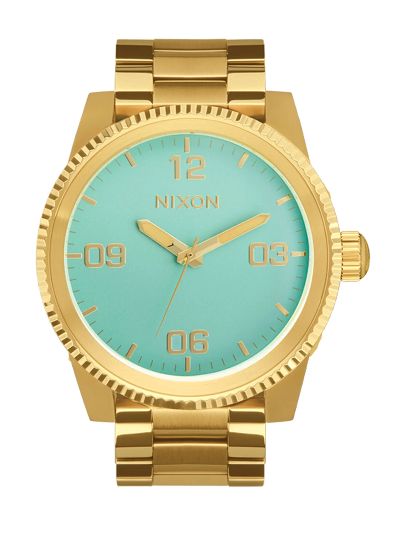 Corporal SS Chateau 90 Gold/Turquoise/Gold Watch