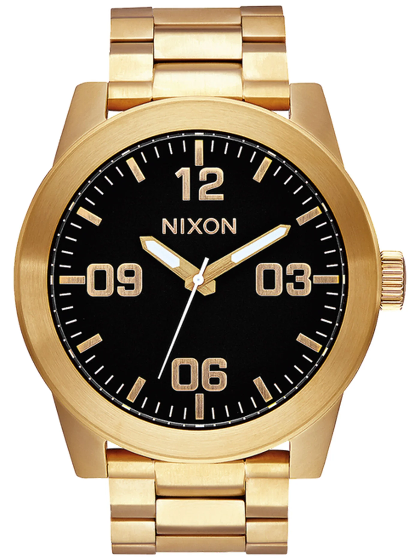 Corporal Stainless Steel All Gold/Black Watch