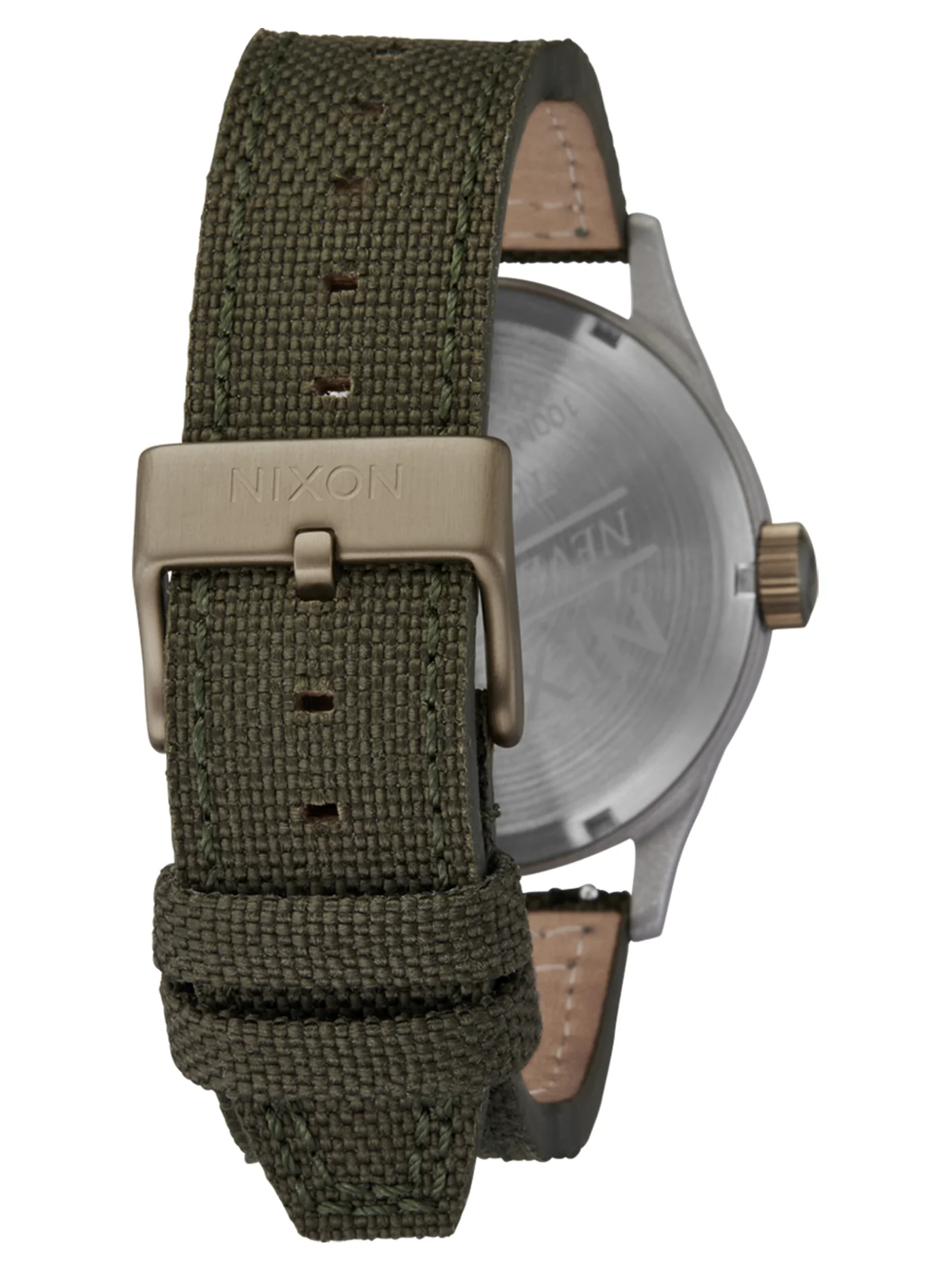 Sentry Nylon Silver/Light Brown/Asphalt Watch - Image 3