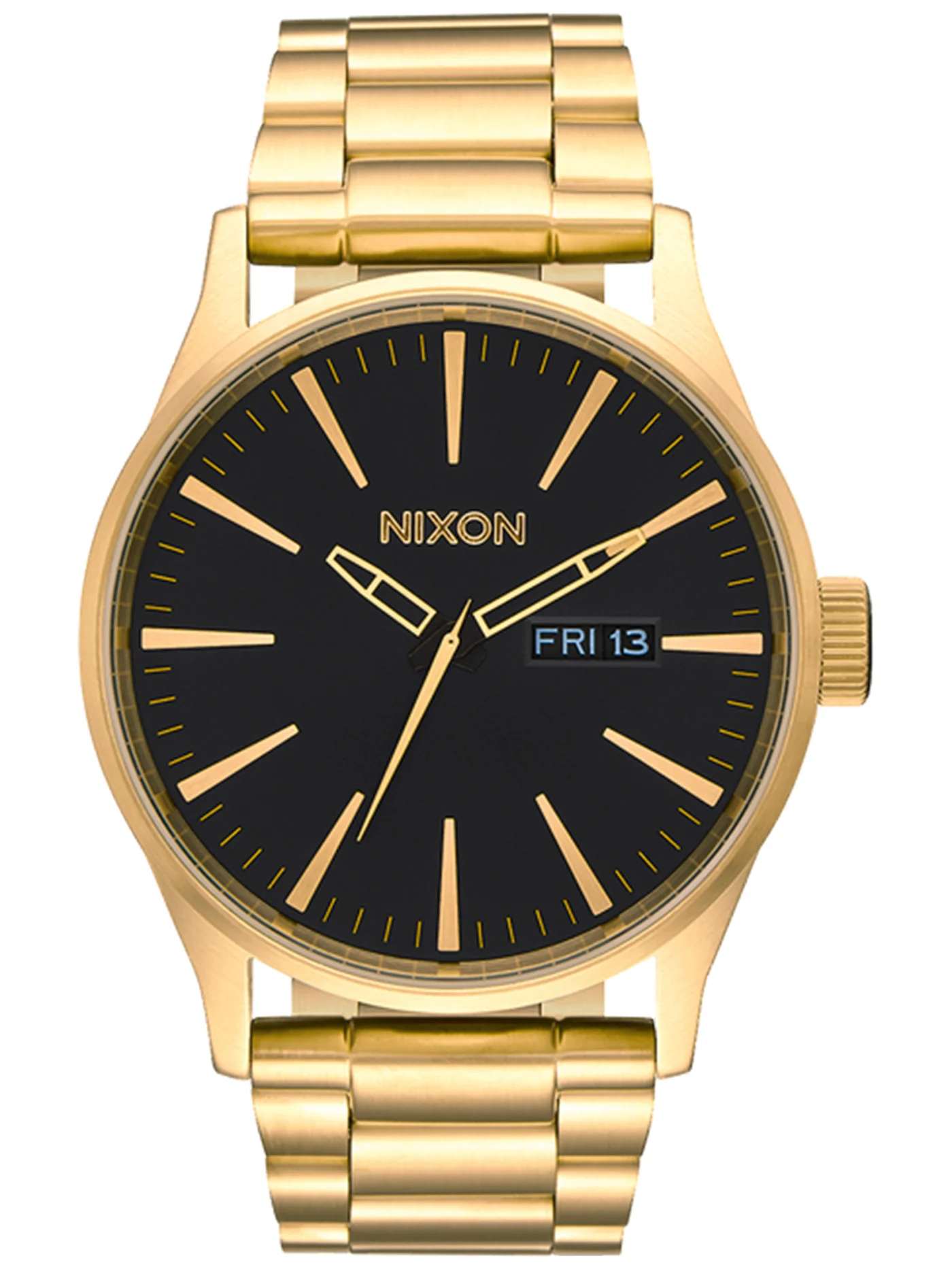 Sentry Stainless Steel All Gold/Black Watch
