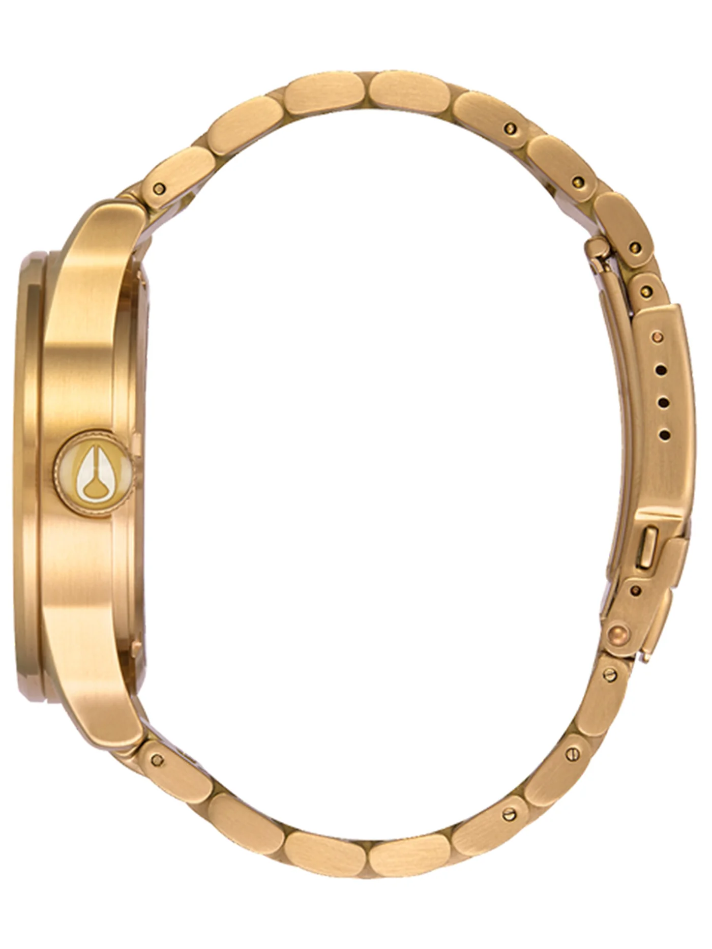 Sentry Stainless Steel Oxblood Sunray/Gold Watch - Image 2