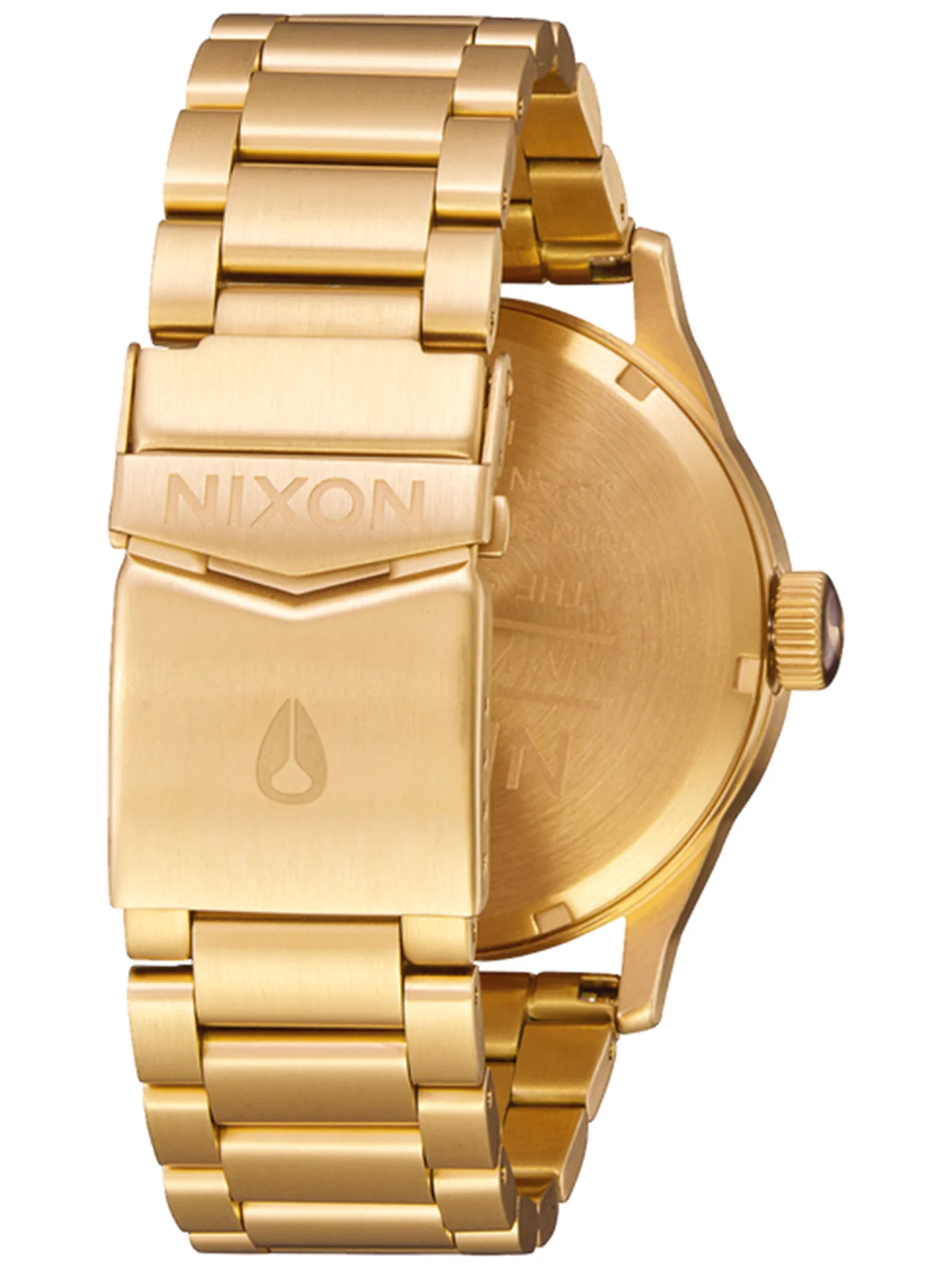 Sentry Stainless Steel Oxblood Sunray/Gold Watch - Image 3